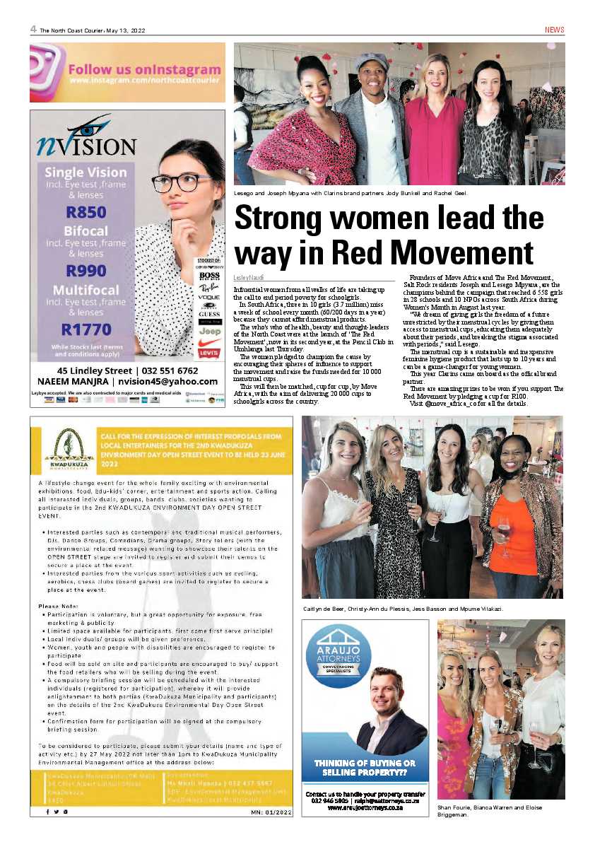 North Coast Courier 13 May 2022 page 4