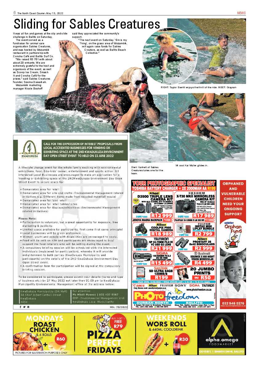 North Coast Courier 13 May 2022 page 6