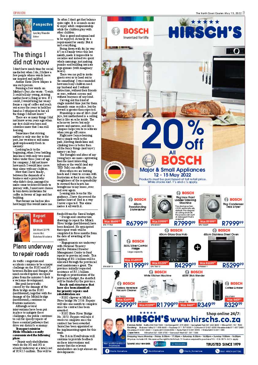 North Coast Courier 13 May 2022 page 9