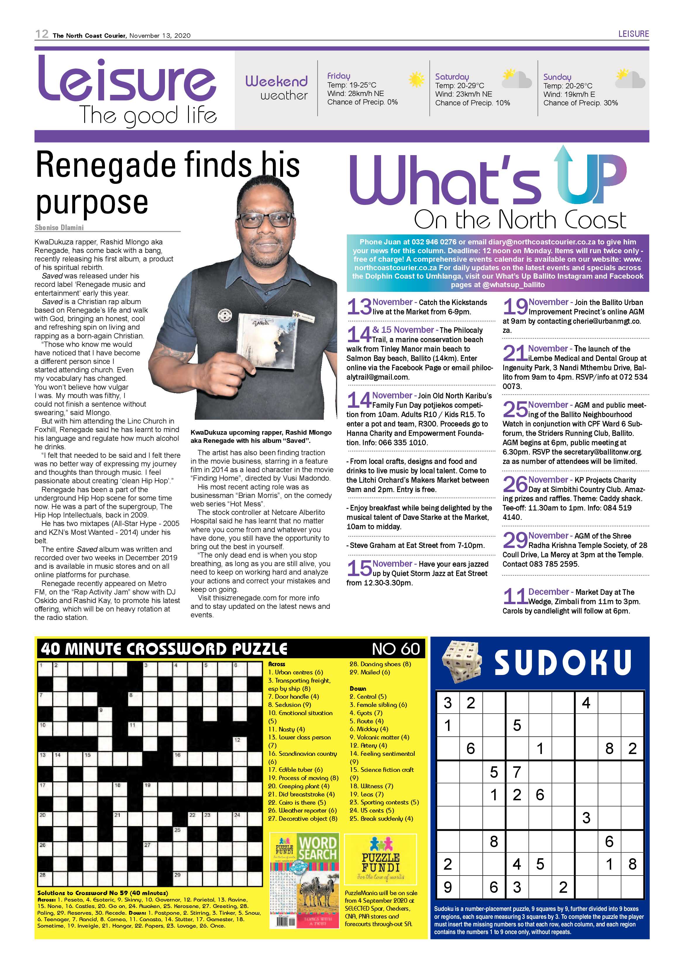 North Coast Courier 13 November 2020 page 12