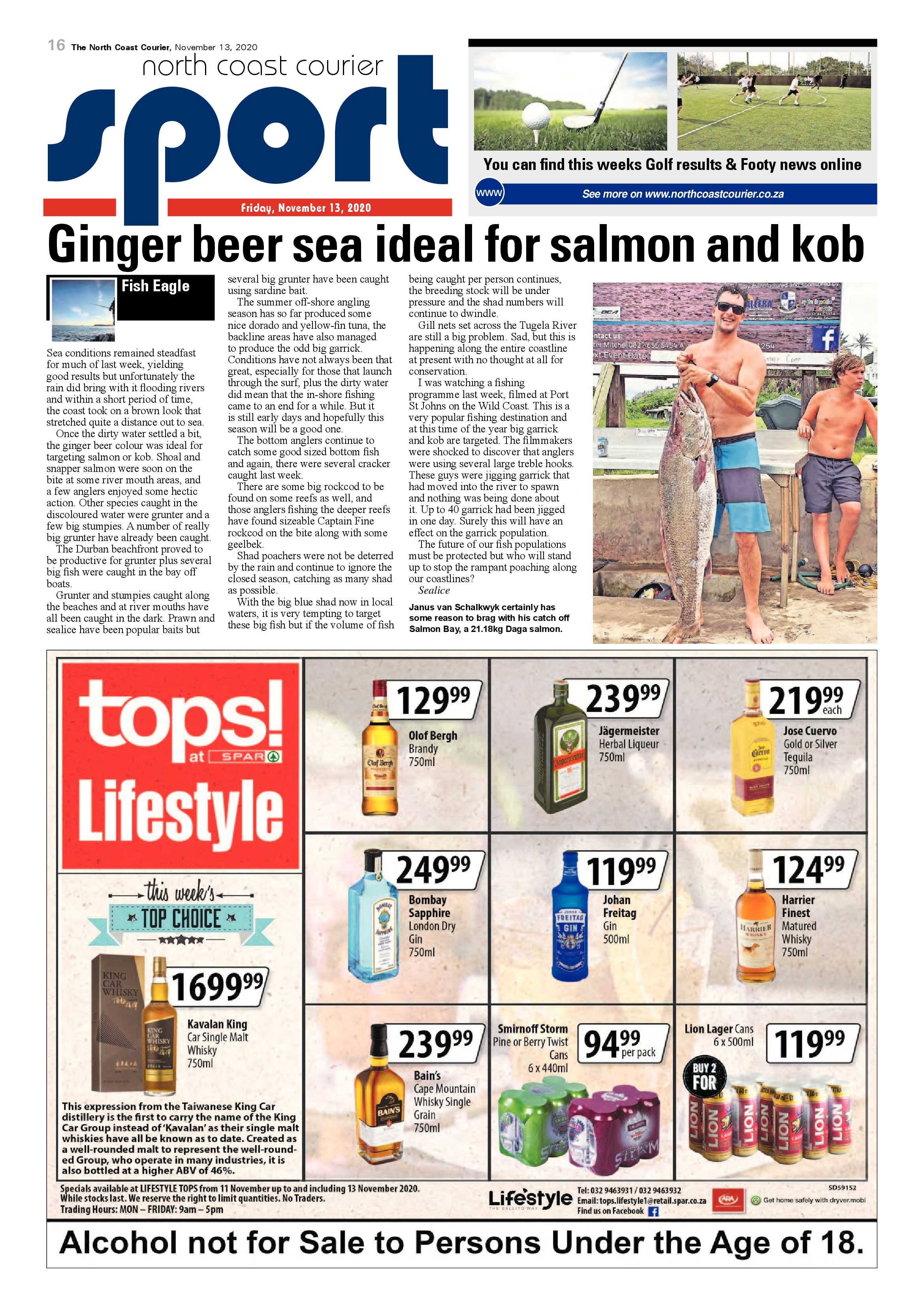 North Coast Courier 13 November 2020 page 16