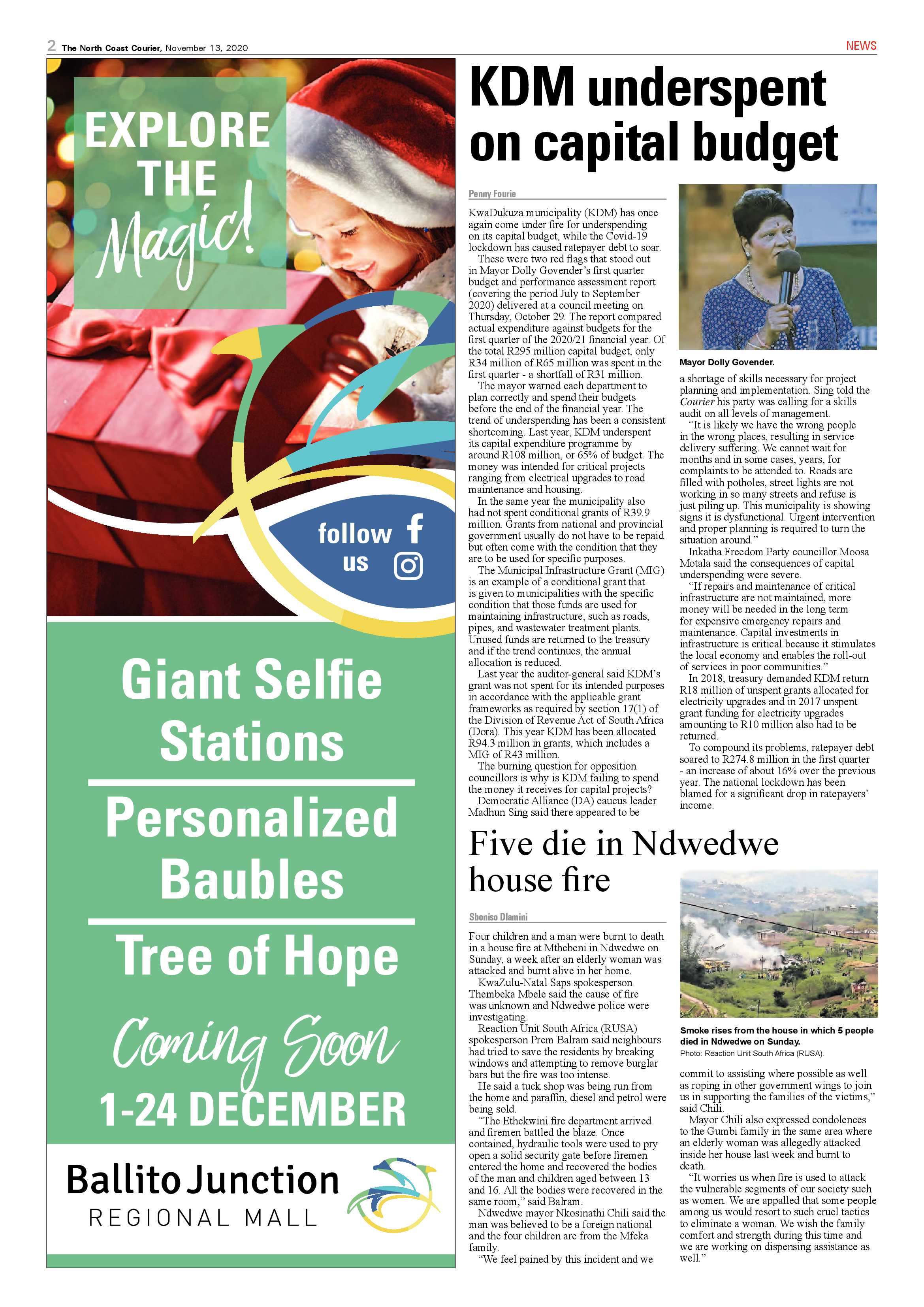 North Coast Courier 13 November 2020 page 2