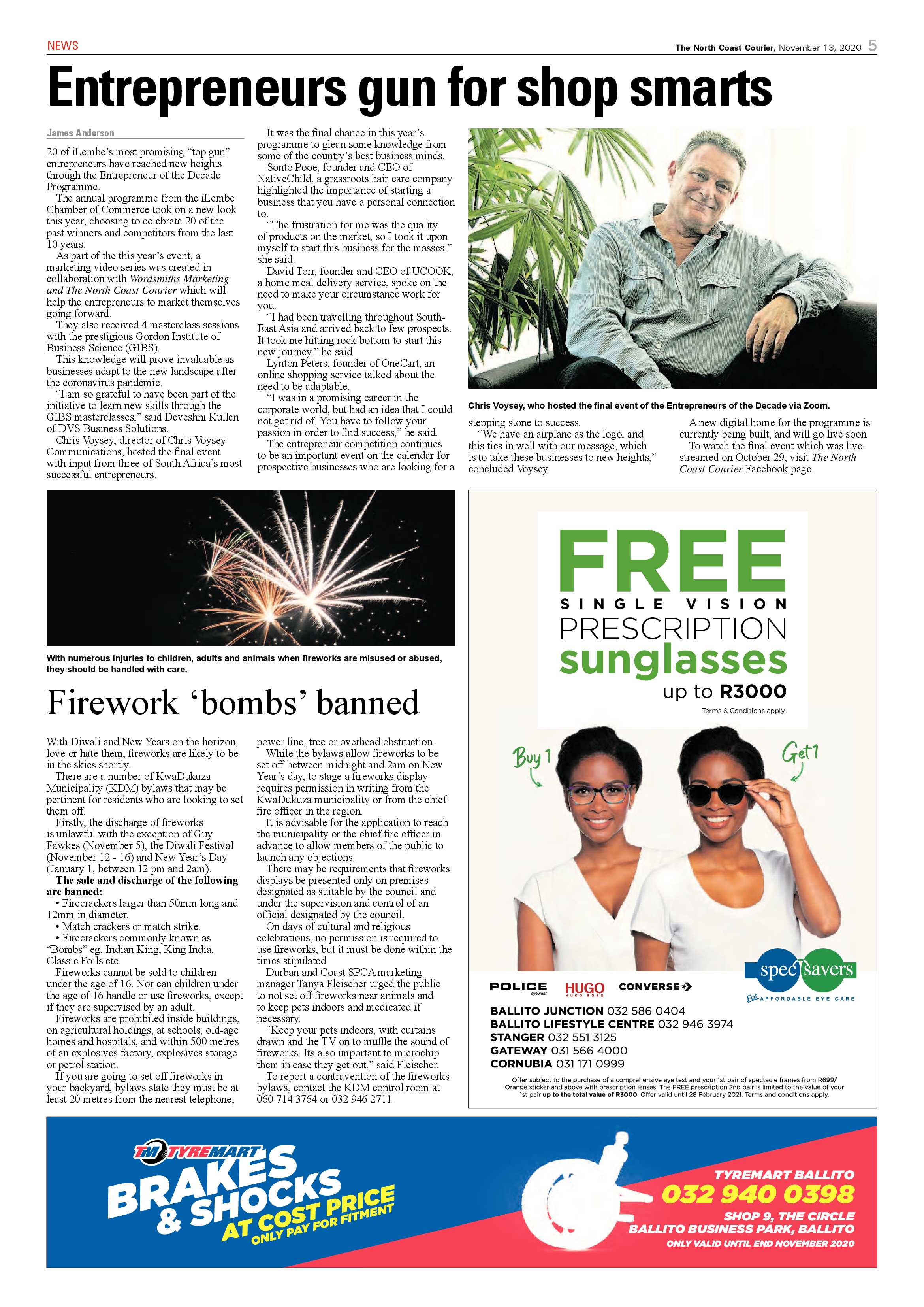 North Coast Courier 13 November 2020 page 5