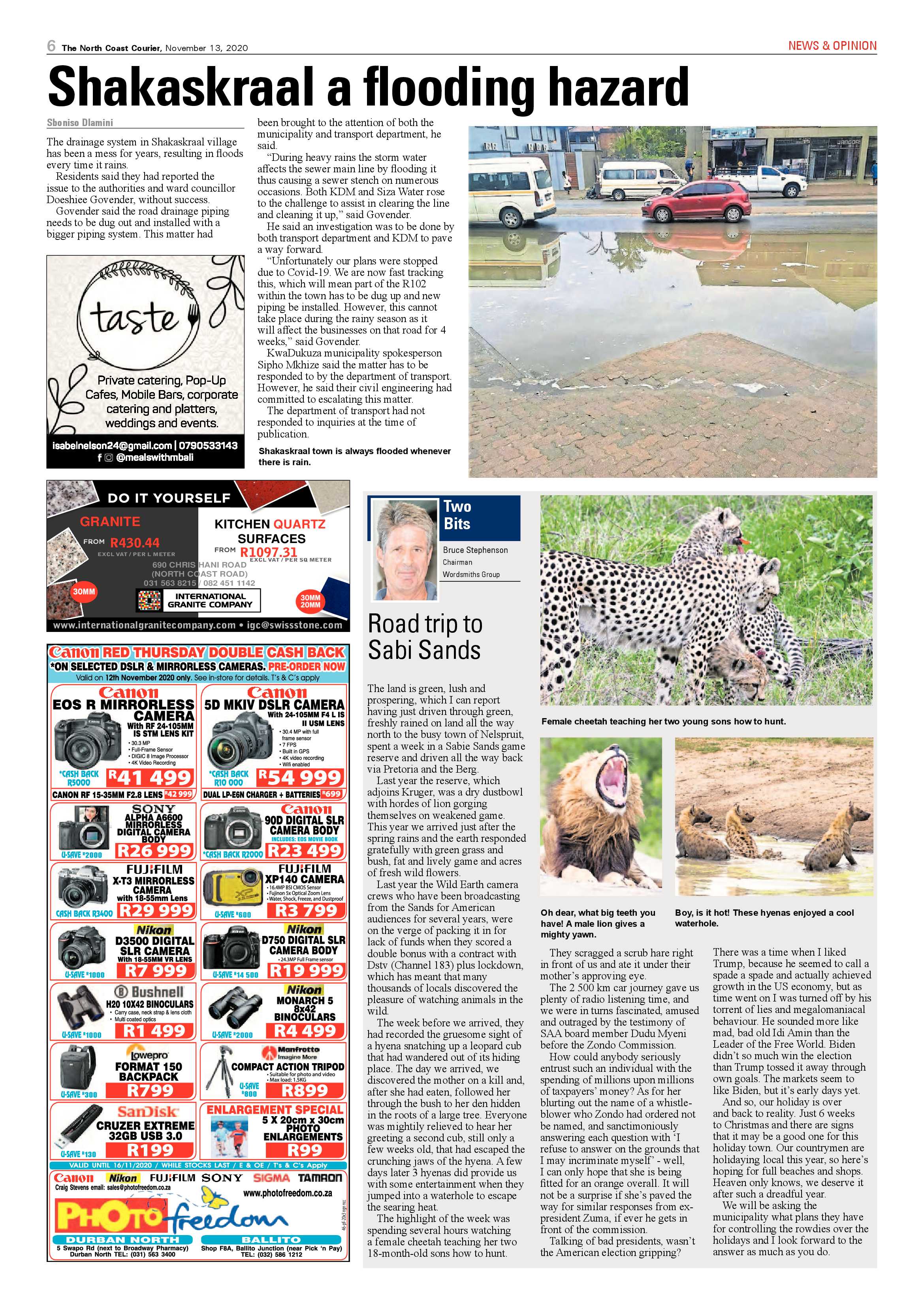North Coast Courier 13 November 2020 page 6