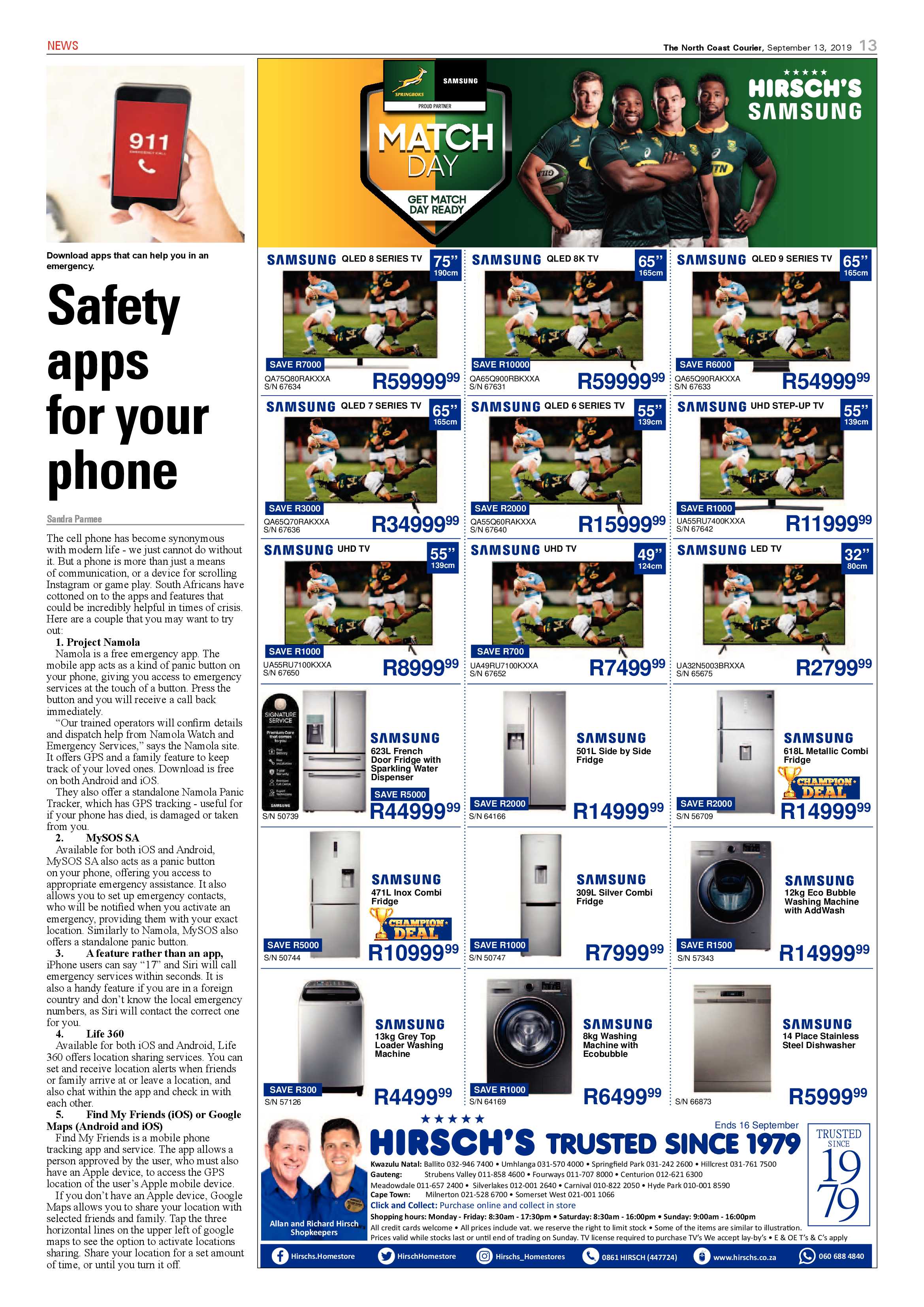 North Coast Courier 13 September 2019 page 13