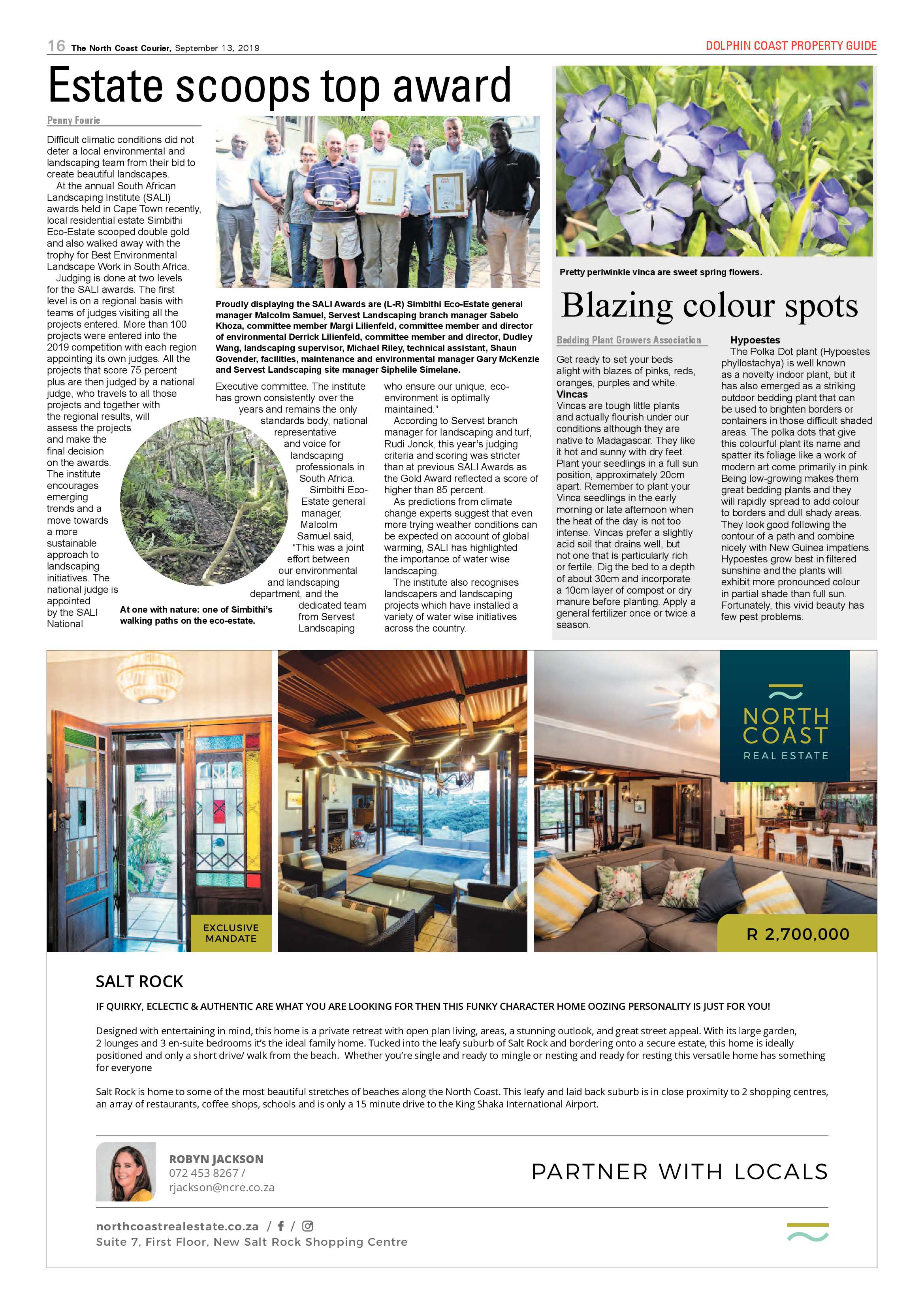 North Coast Courier 13 September 2019 page 16