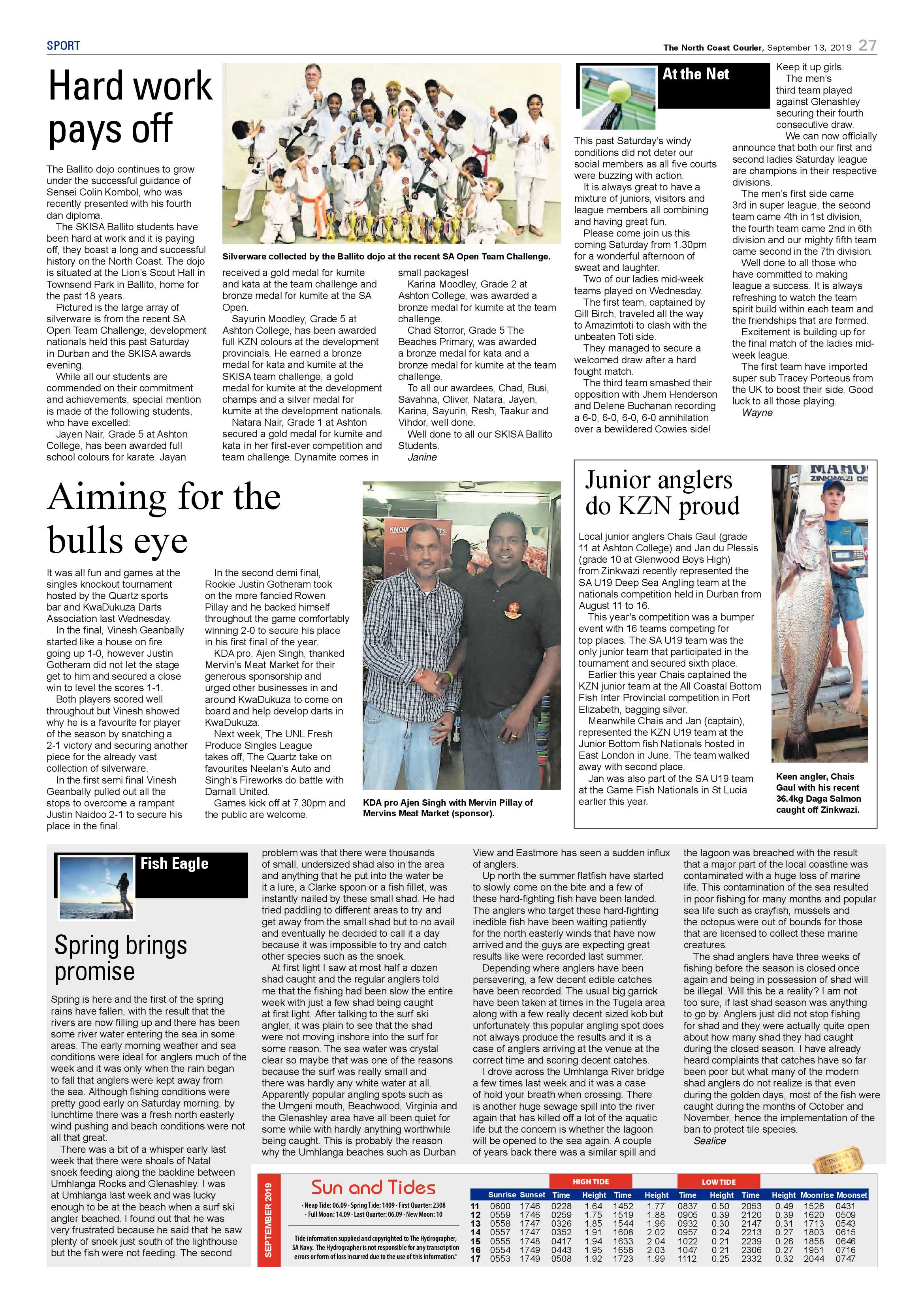 North Coast Courier 13 September 2019 page 27