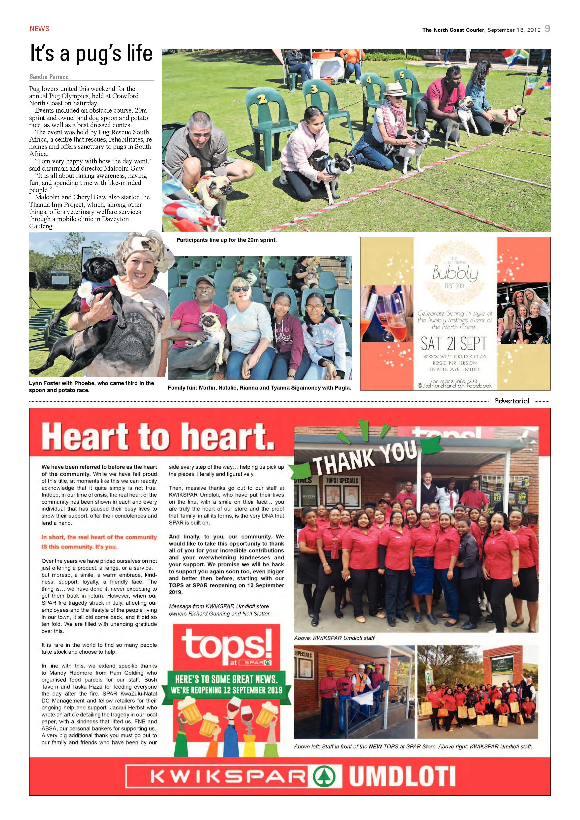 North Coast Courier 13 September 2019 page 9