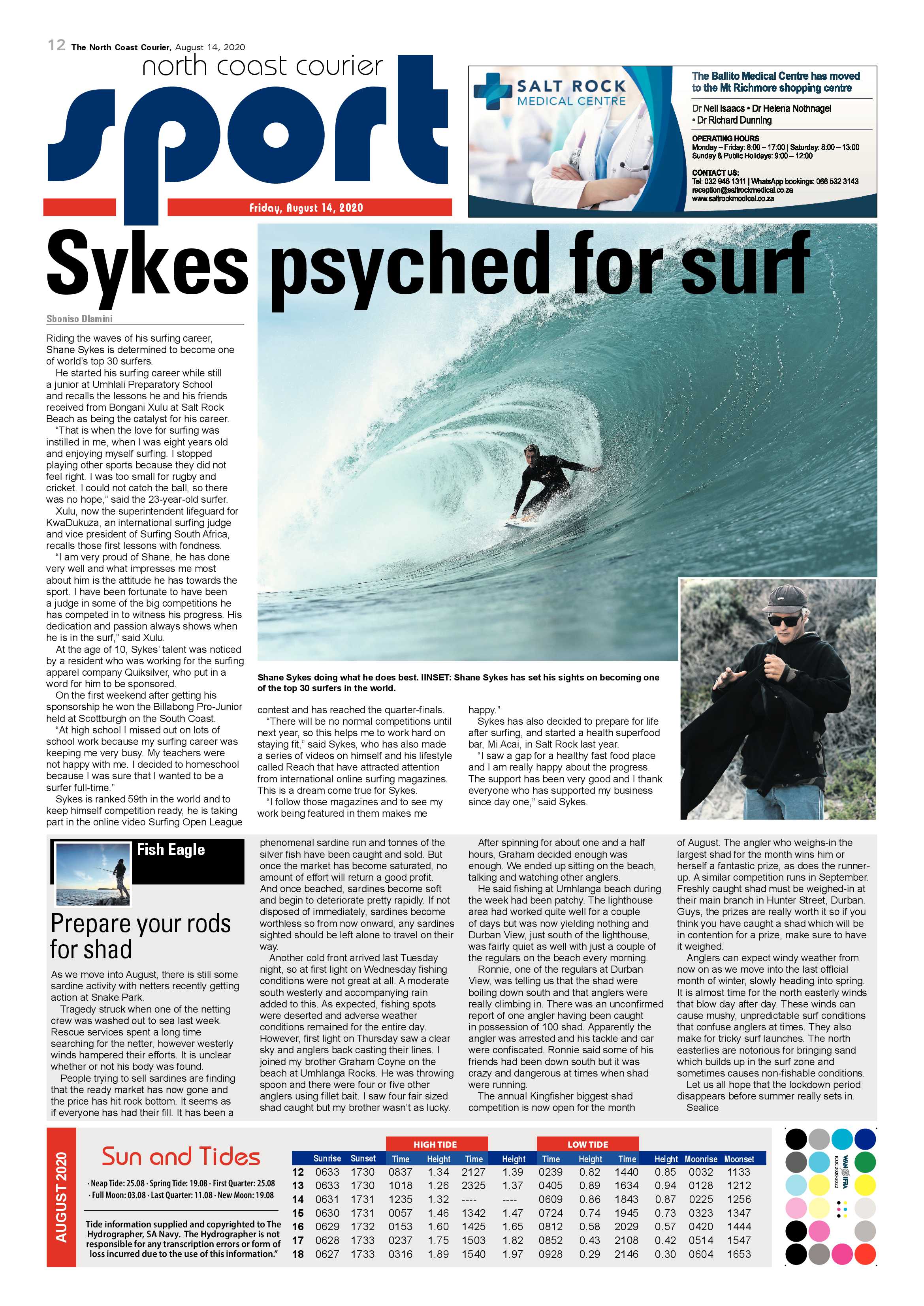 North Coast Courier 14 August 2020 page 12