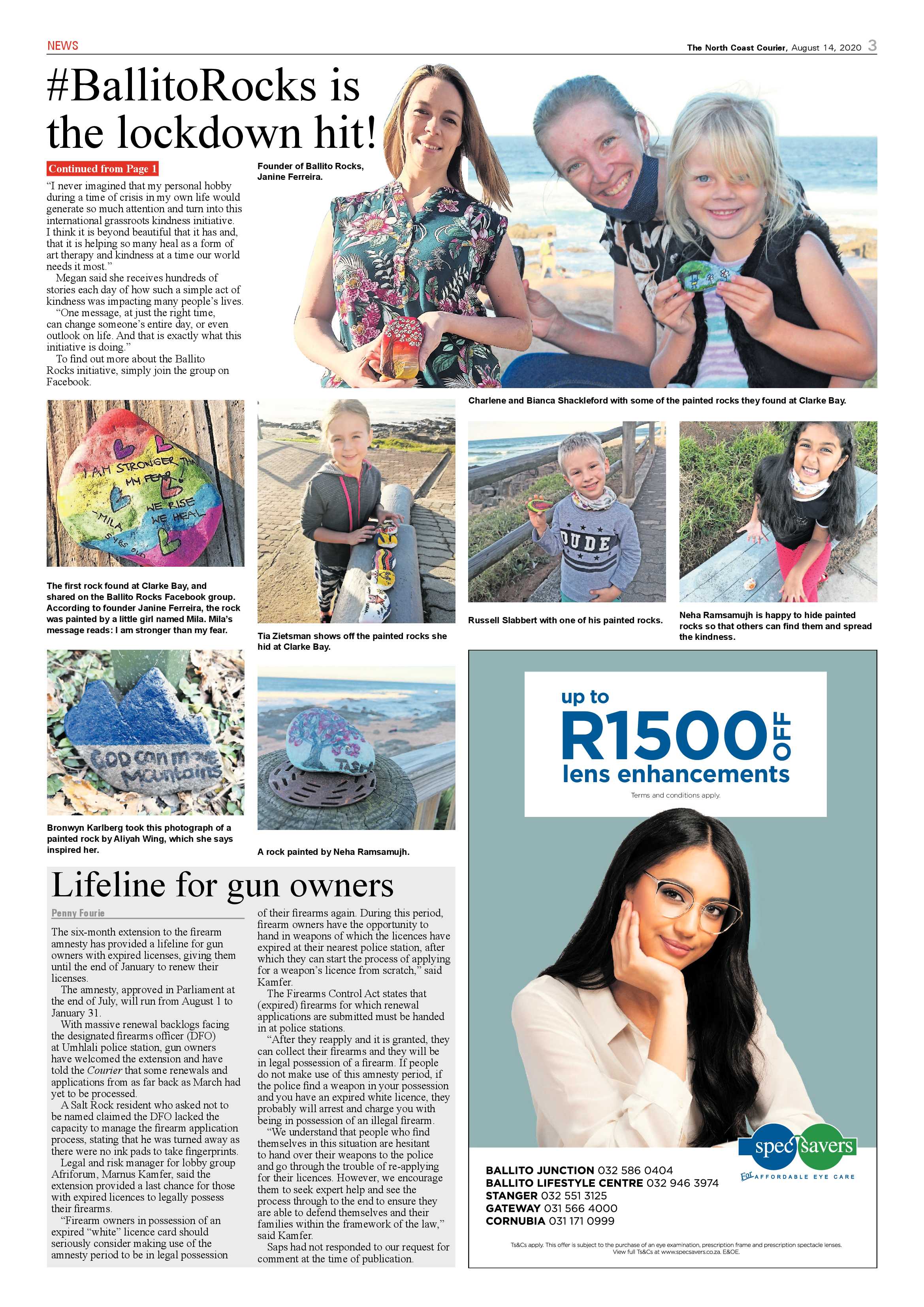 North Coast Courier 14 August 2020 page 3