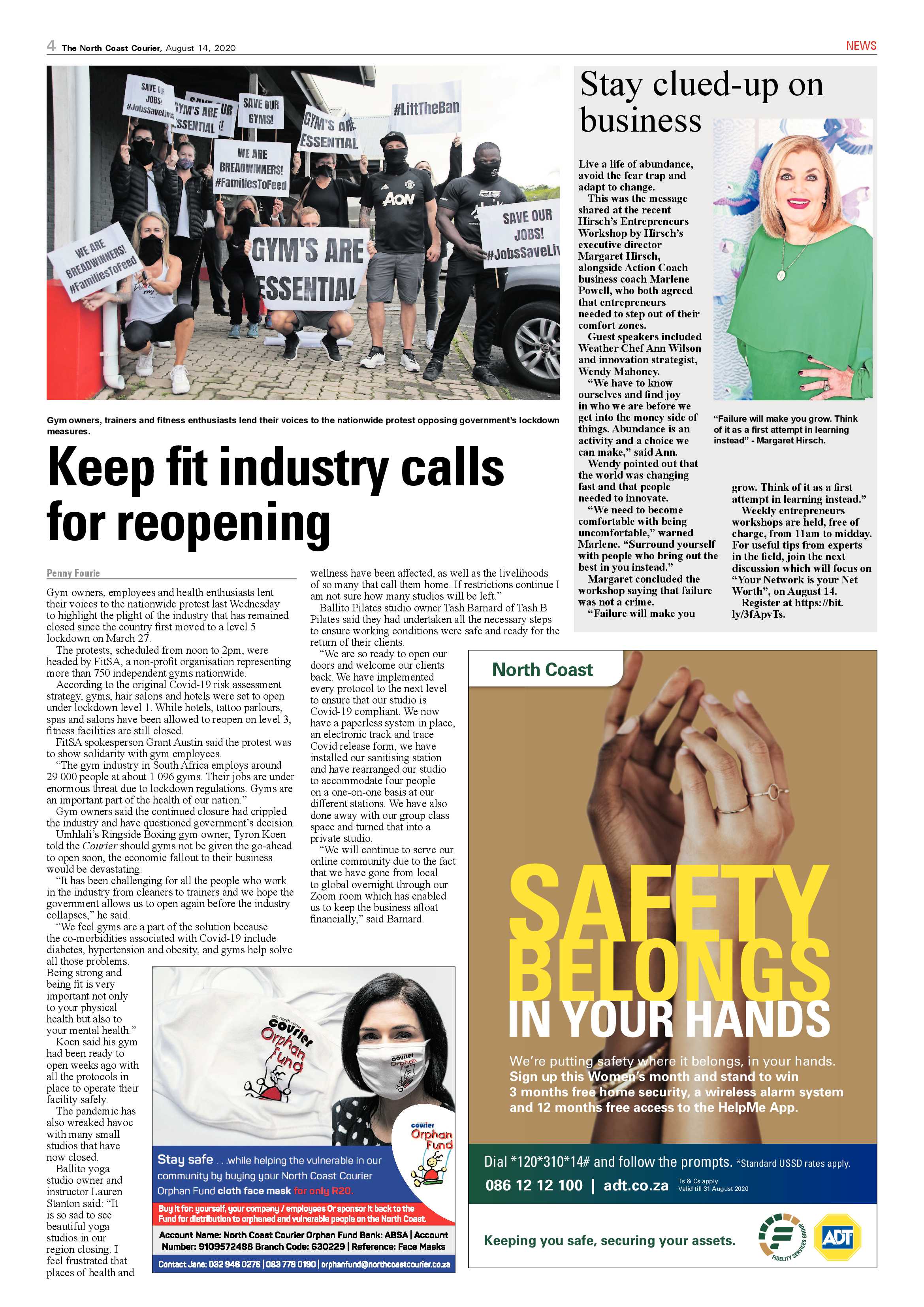 North Coast Courier 14 August 2020 page 4