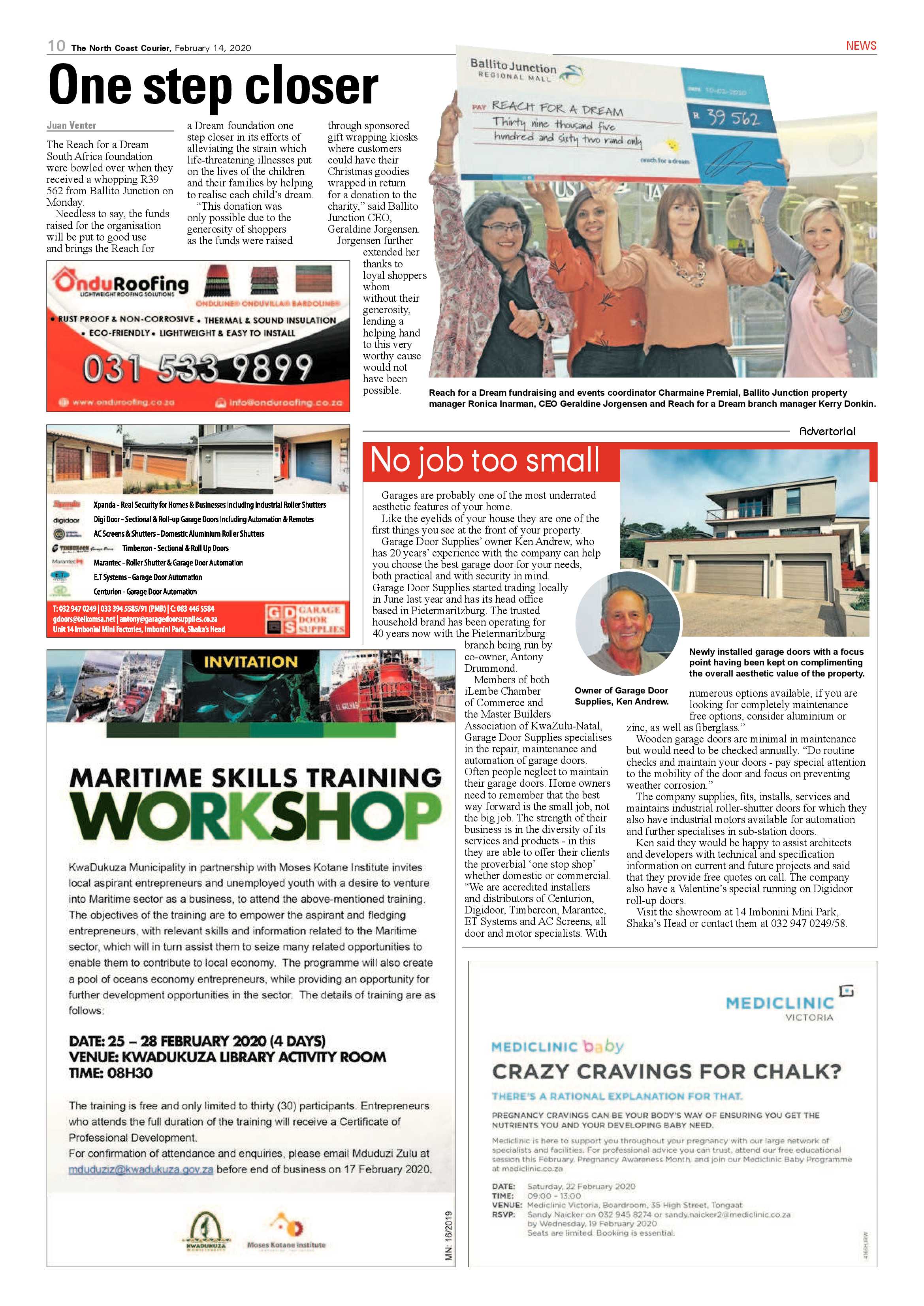 North Coast Courier 14 February 2020 page 10
