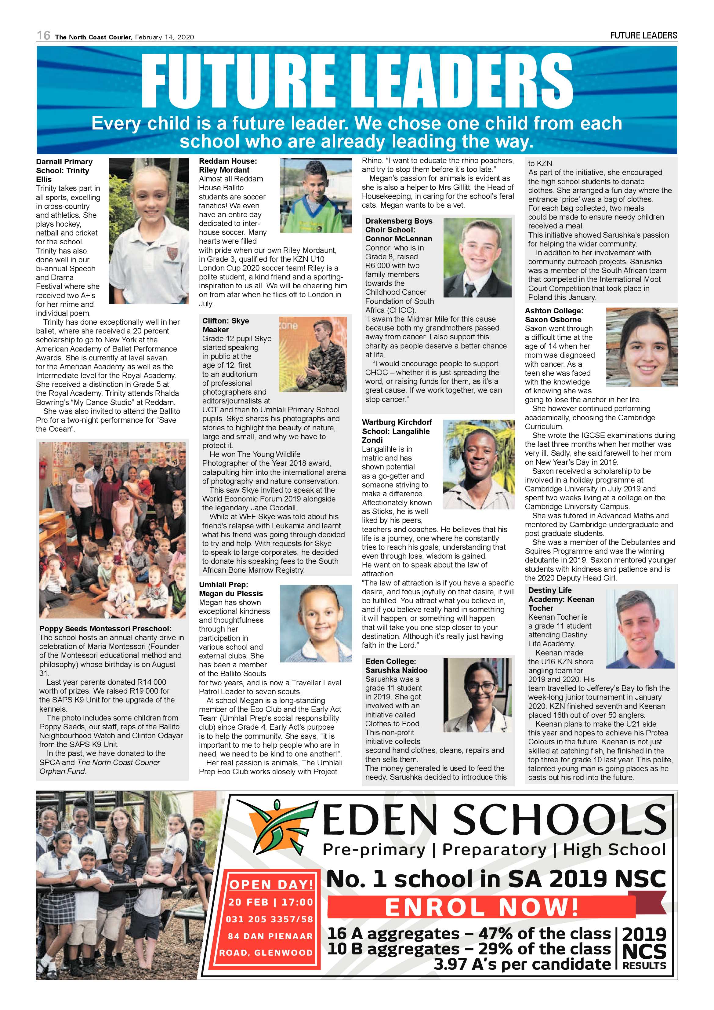 North Coast Courier 14 February 2020 page 16