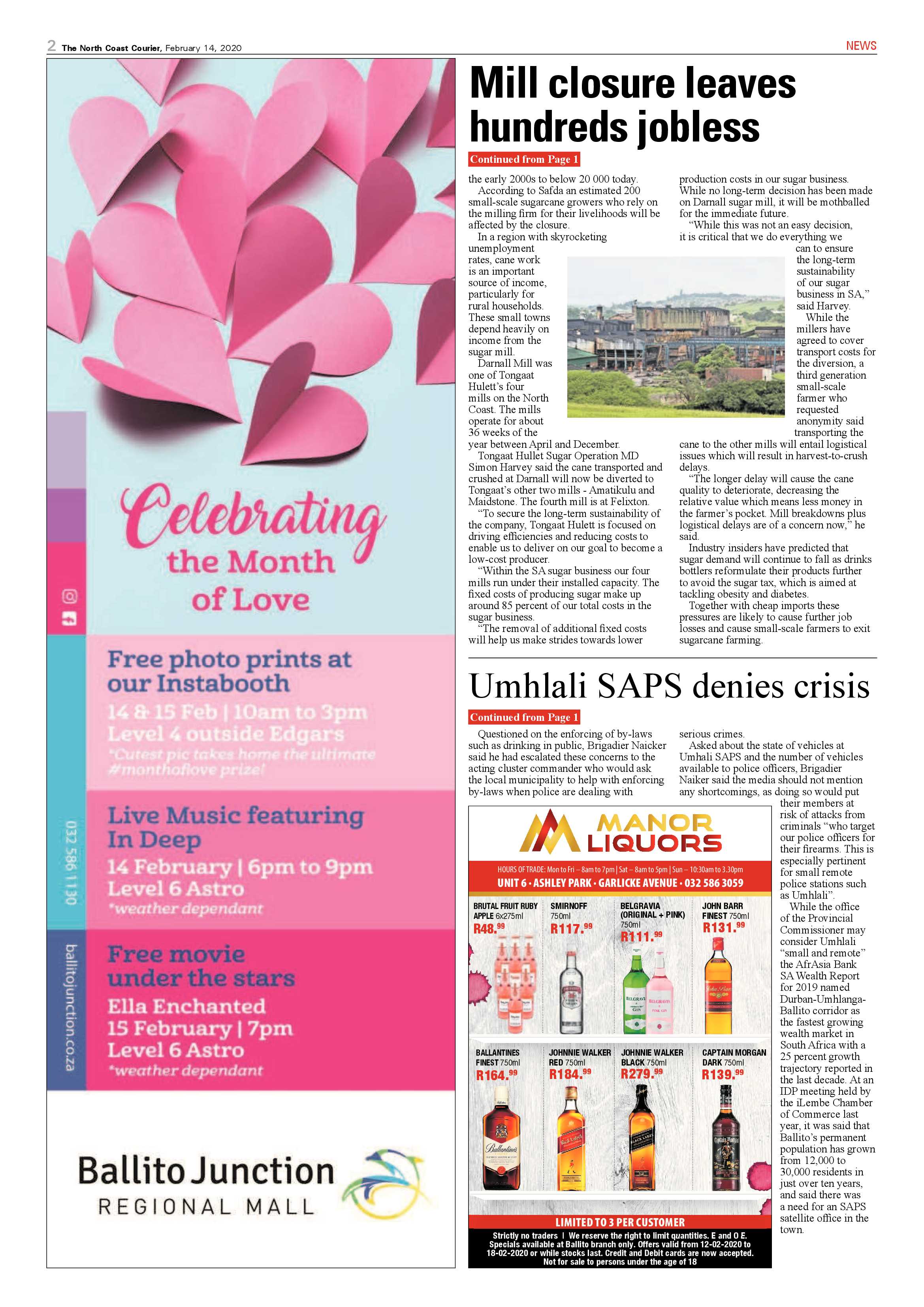 North Coast Courier 14 February 2020 page 2