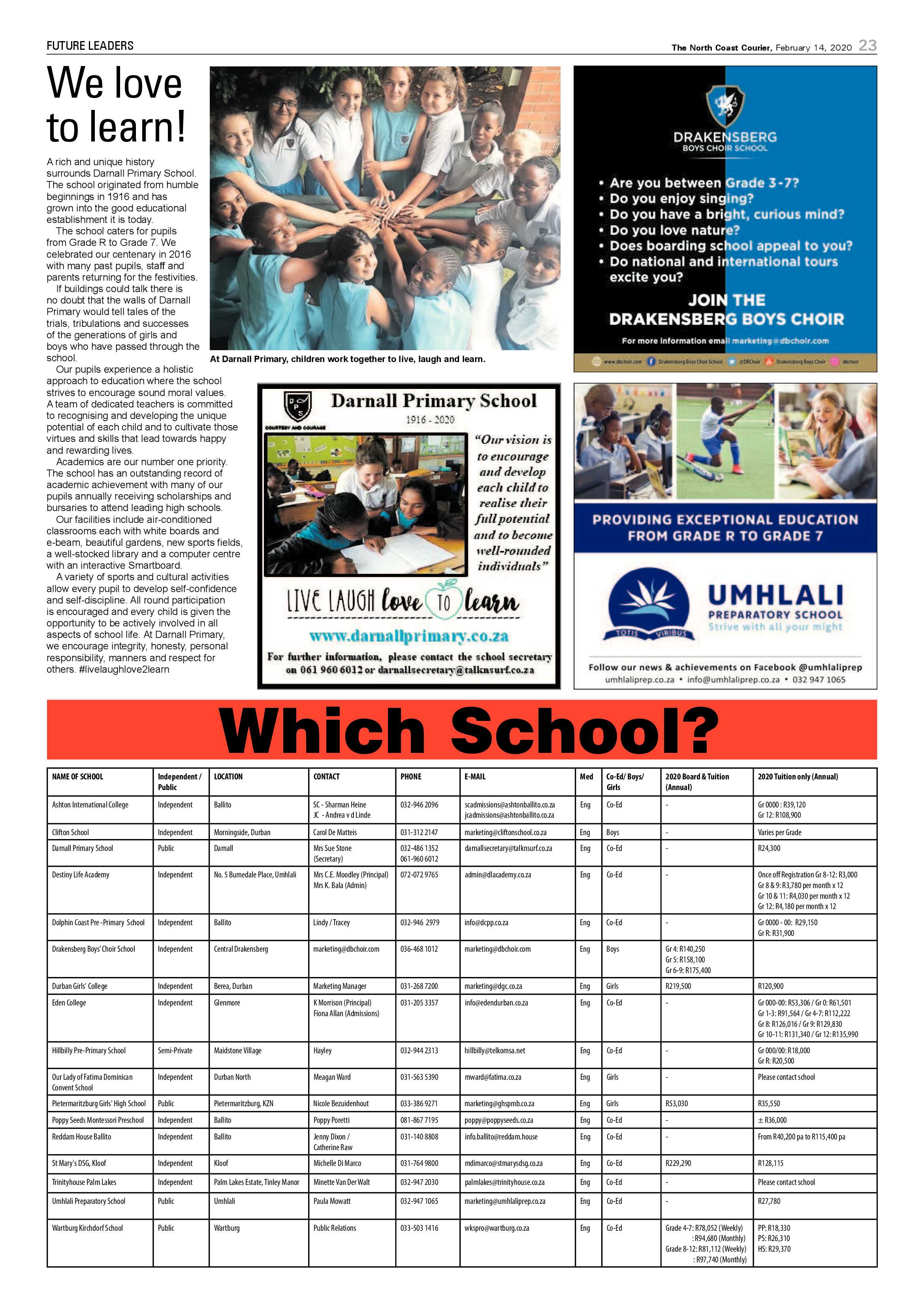North Coast Courier 14 February 2020 page 23