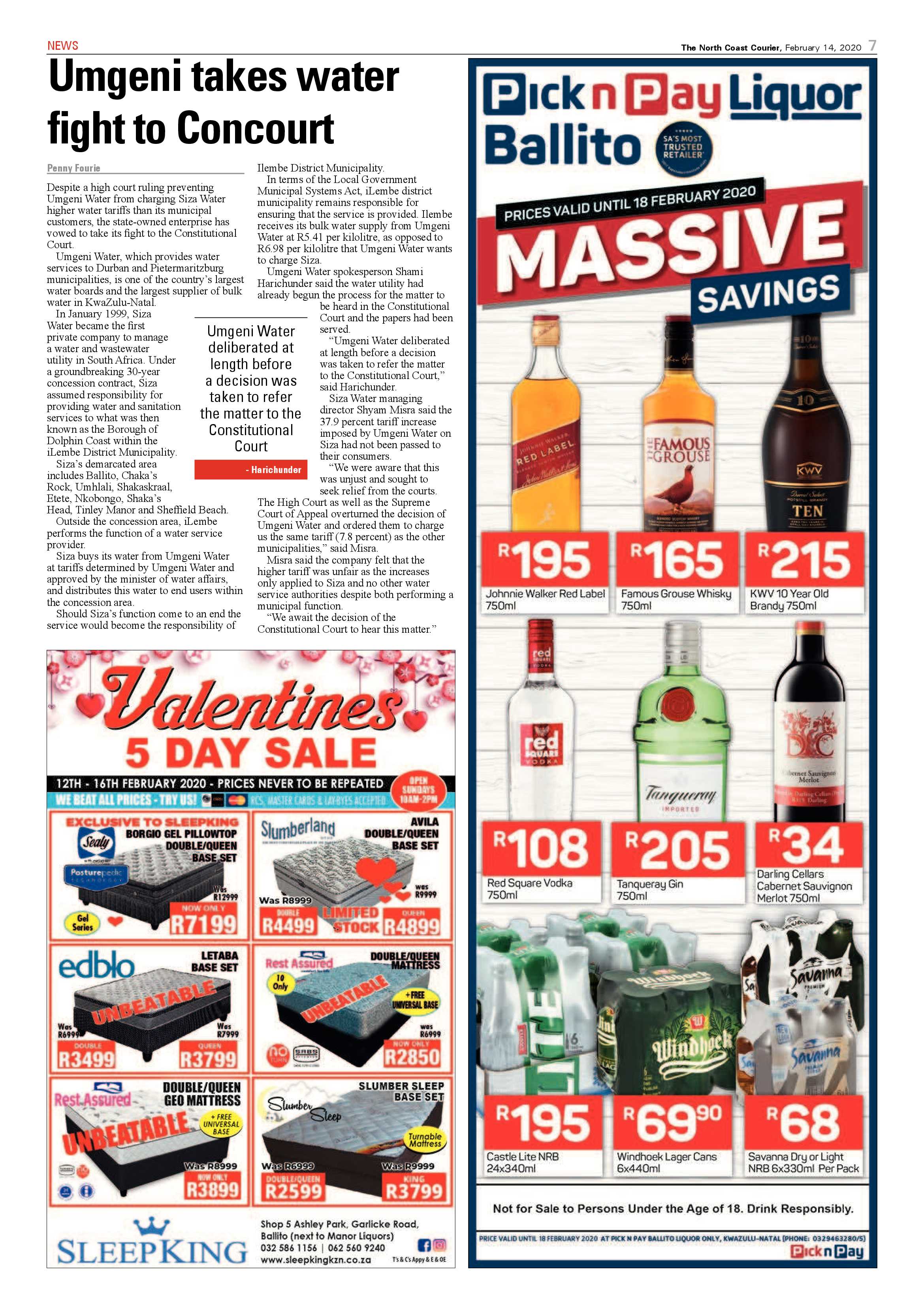North Coast Courier 14 February 2020 page 7