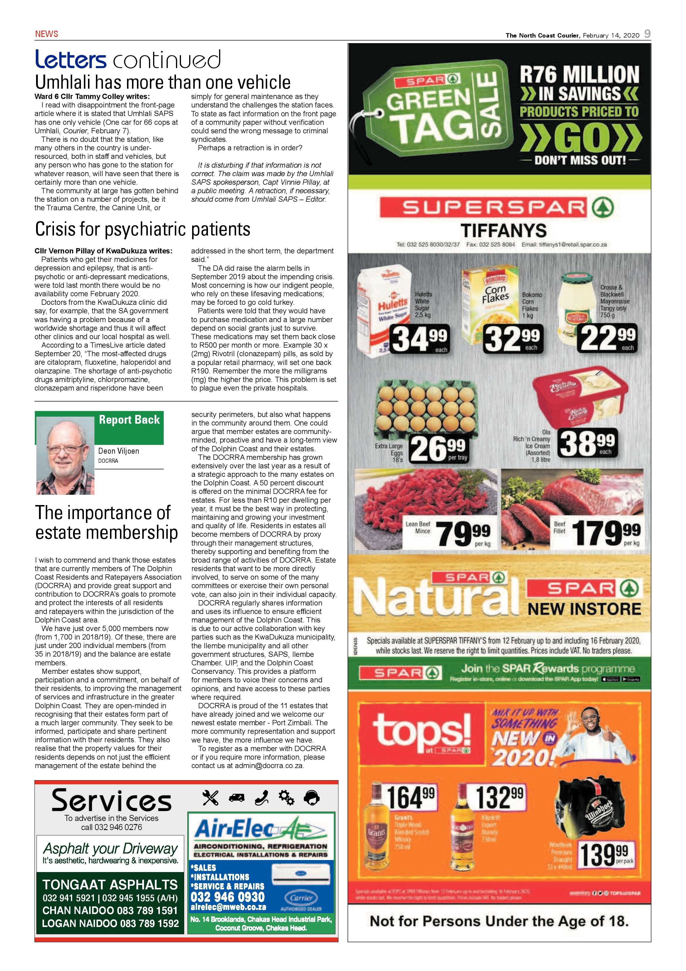 North Coast Courier 14 February 2020 page 9