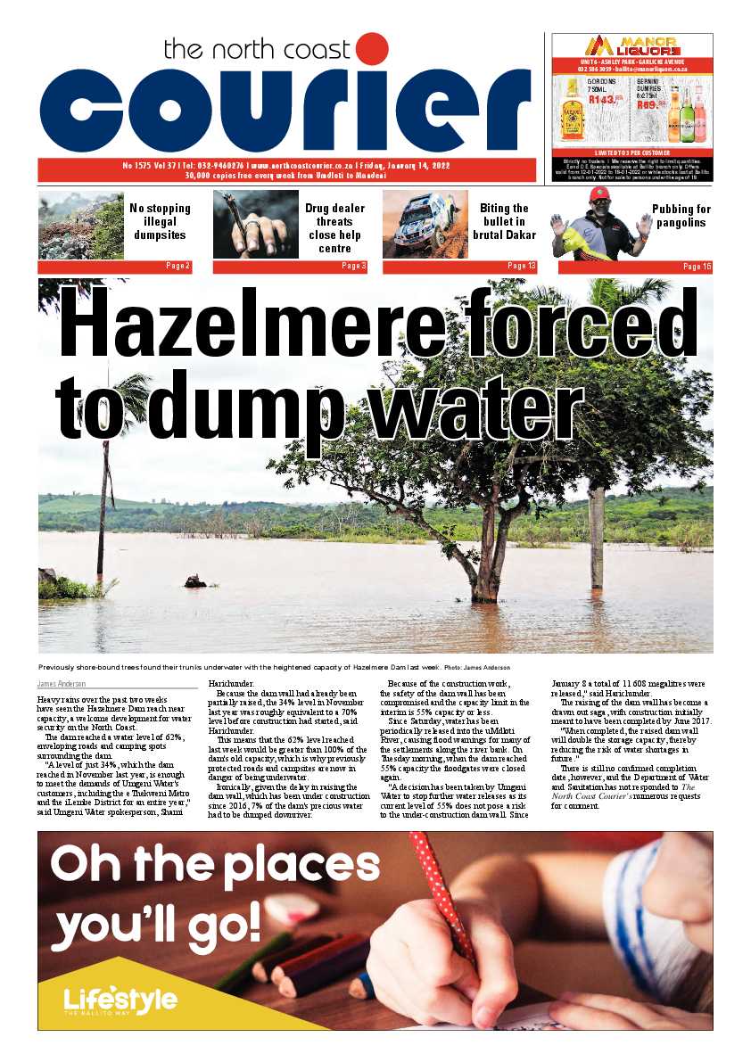 North Coast Courier 14 January 2022 page 1