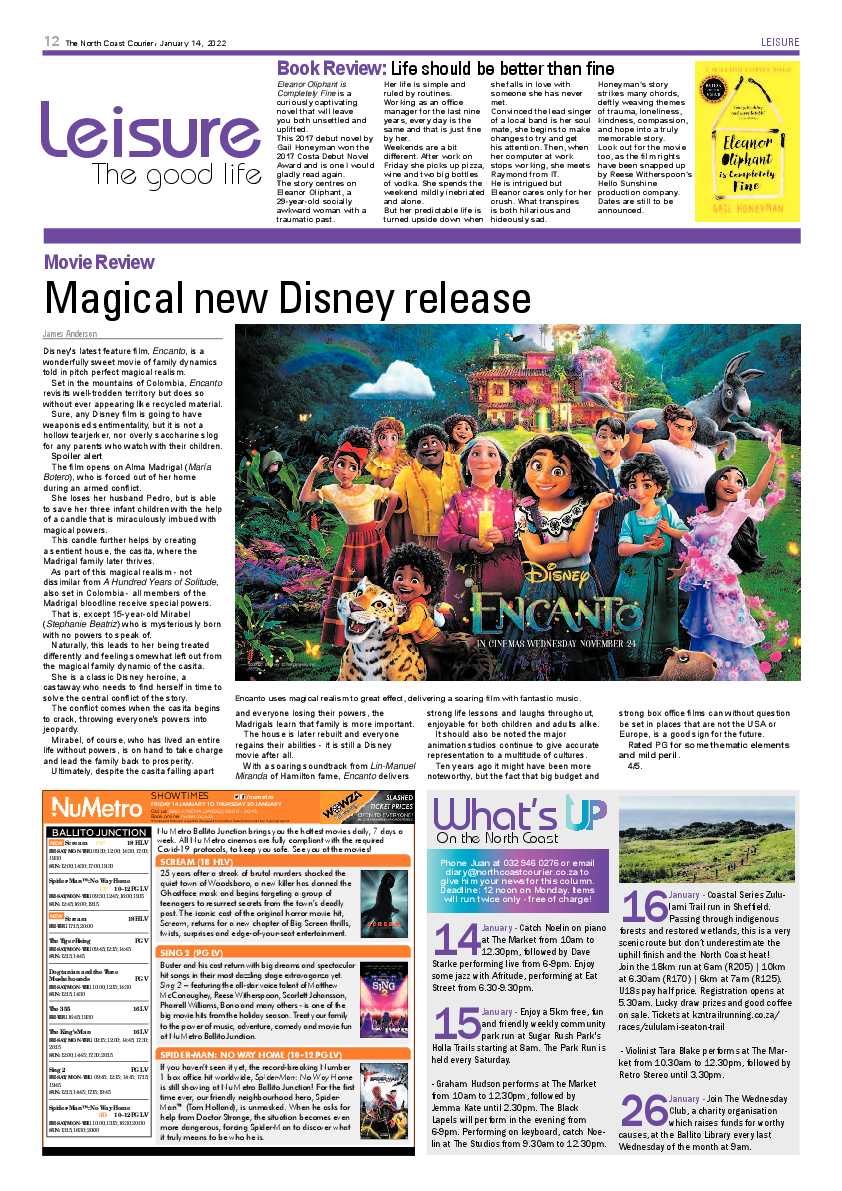 North Coast Courier 14 January 2022 page 12
