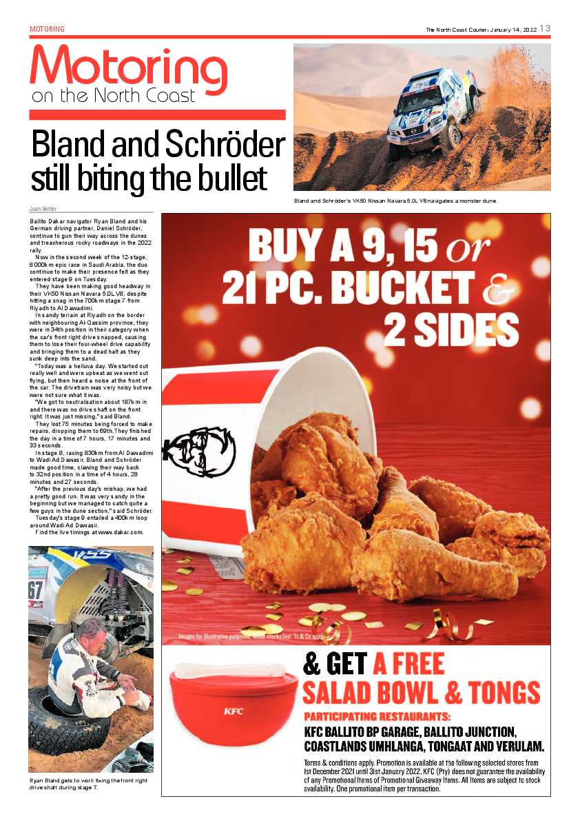 North Coast Courier 14 January 2022 page 13