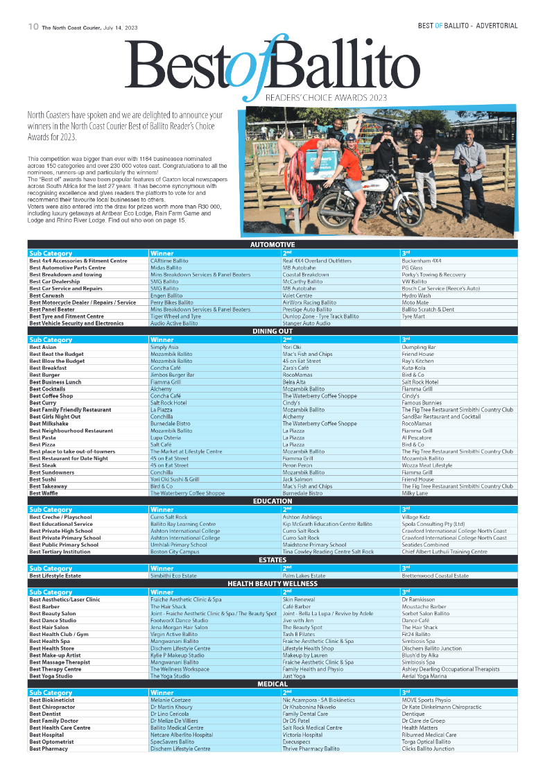 North Coast Courier 14 July 2023 page 10
