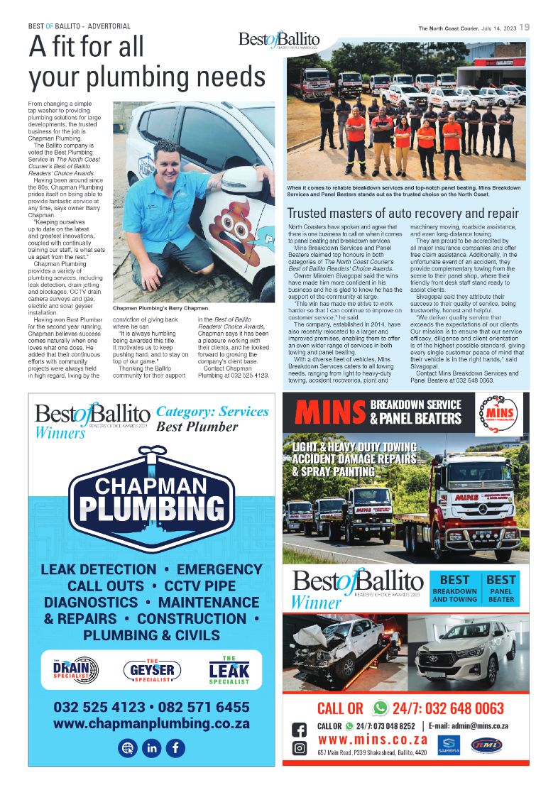 North Coast Courier 14 July 2023 page 19