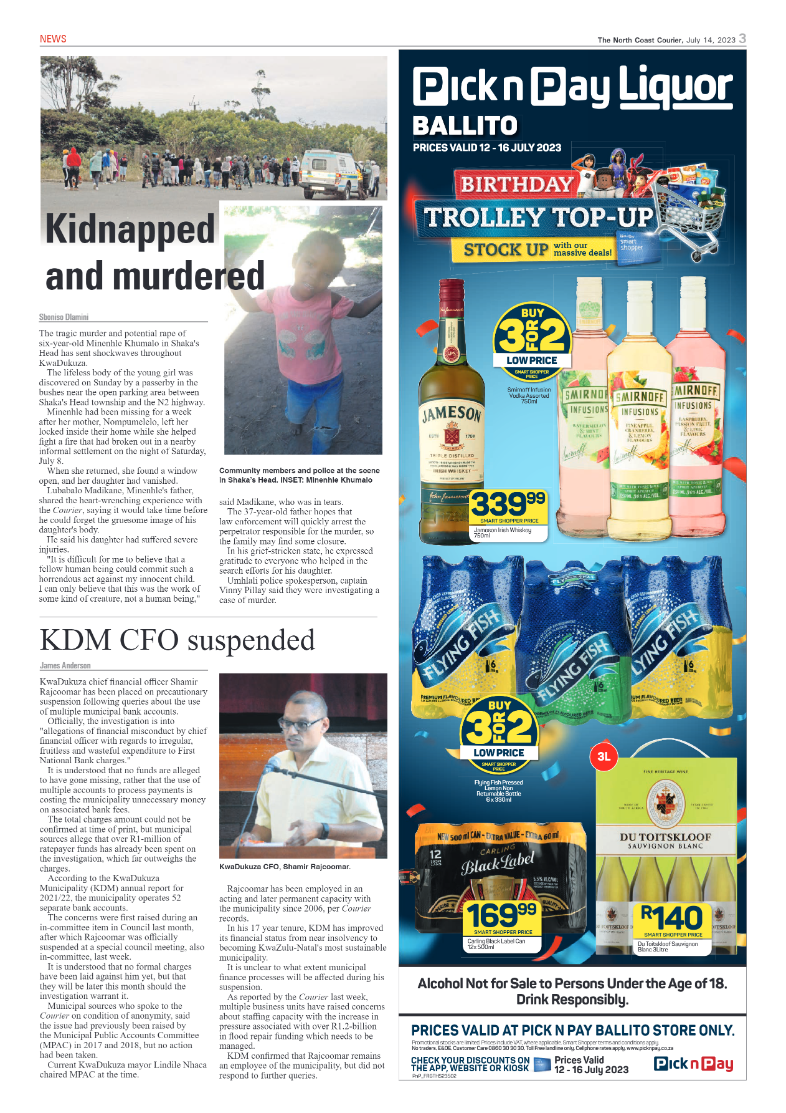 North Coast Courier 14 July 2023 page 3