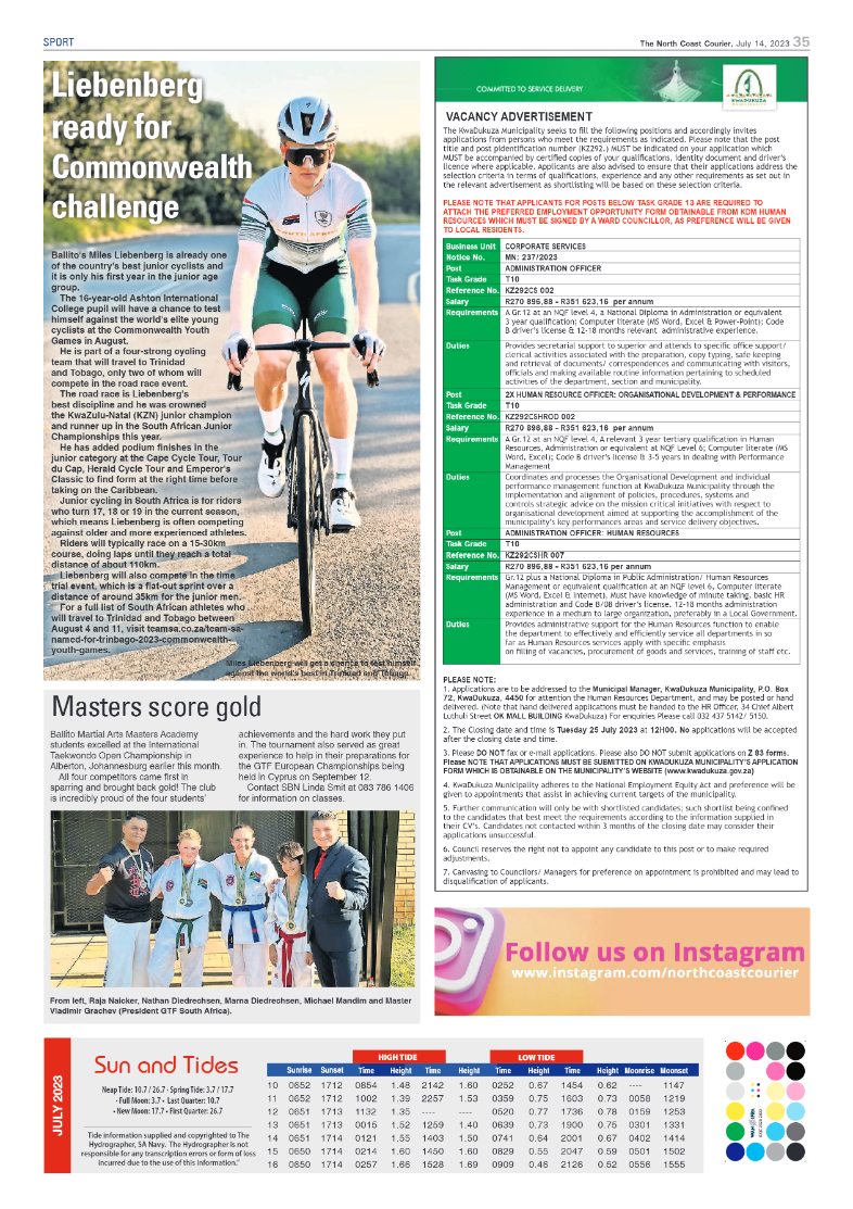 North Coast Courier 14 July 2023 page 35