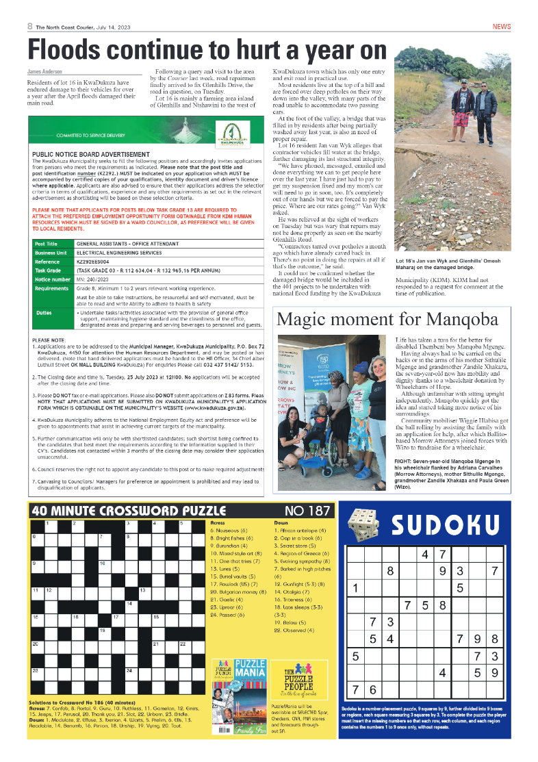 North Coast Courier 14 July 2023 page 8