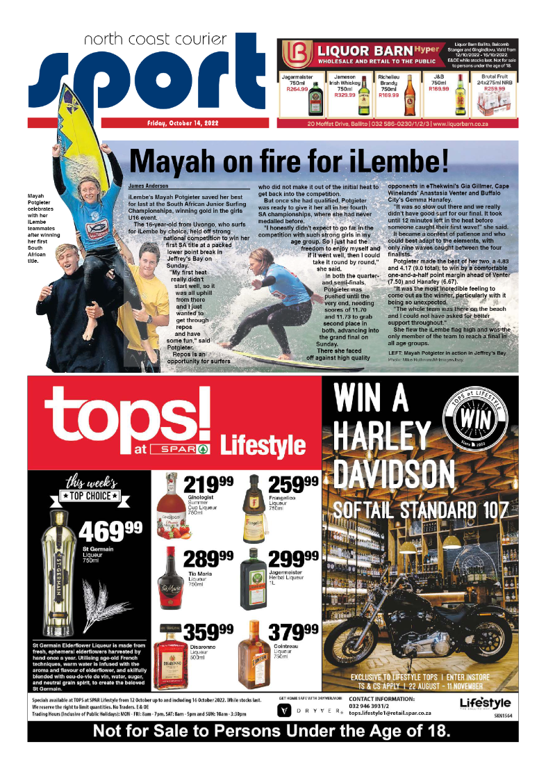 North Coast Courier 14 October 2022 page 16