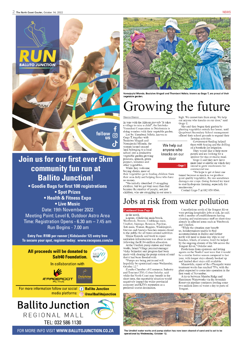 North Coast Courier 14 October 2022 page 2