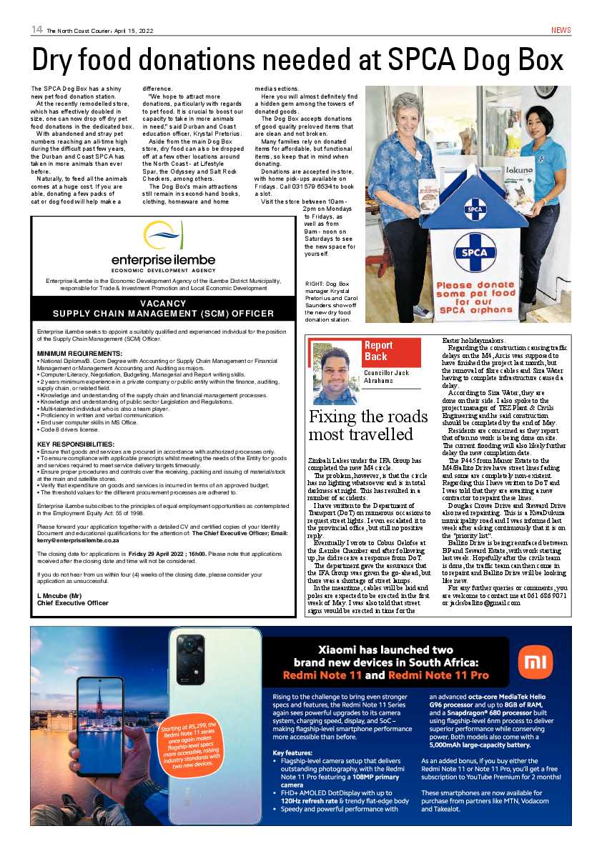 North Coast Courier 15 April 2022 page 14