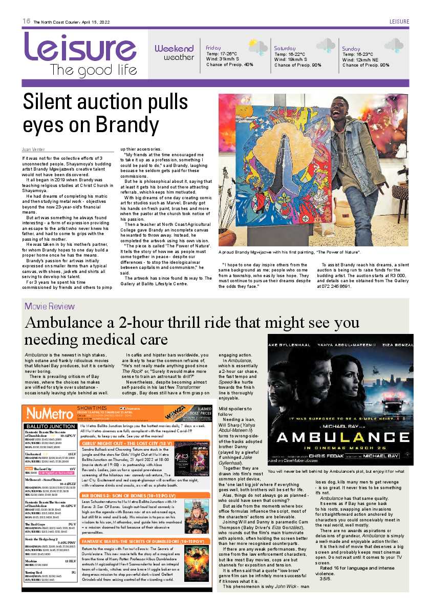 North Coast Courier 15 April 2022 page 16