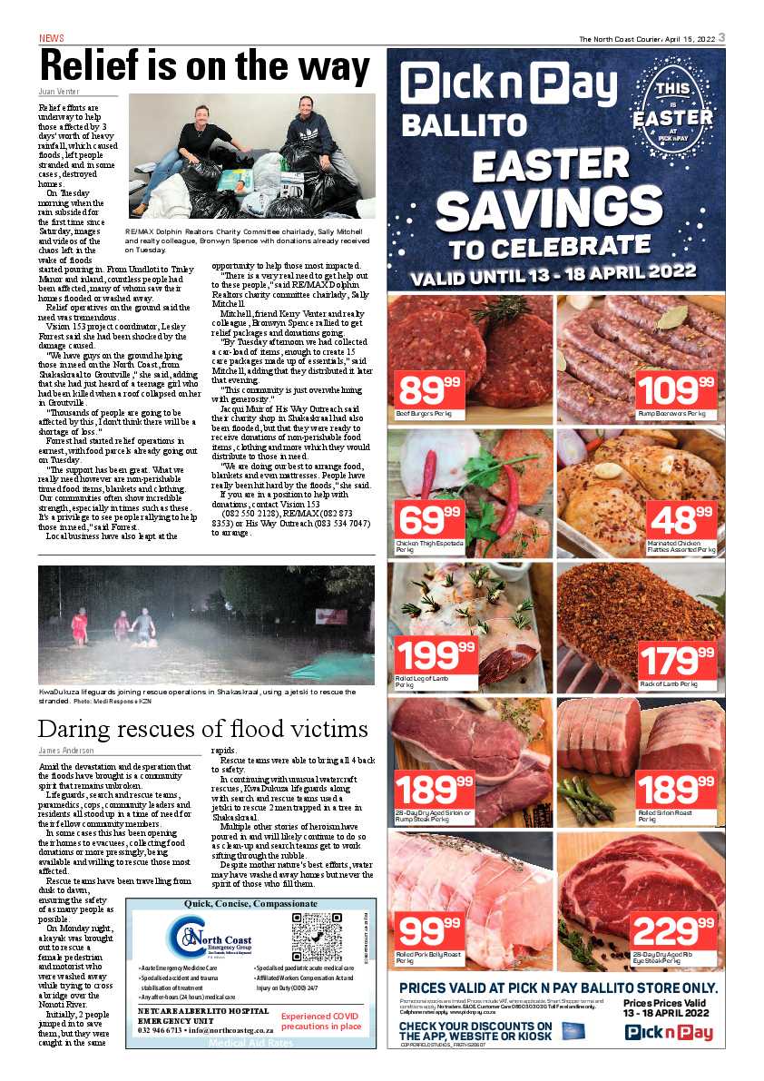 North Coast Courier 15 April 2022 page 3