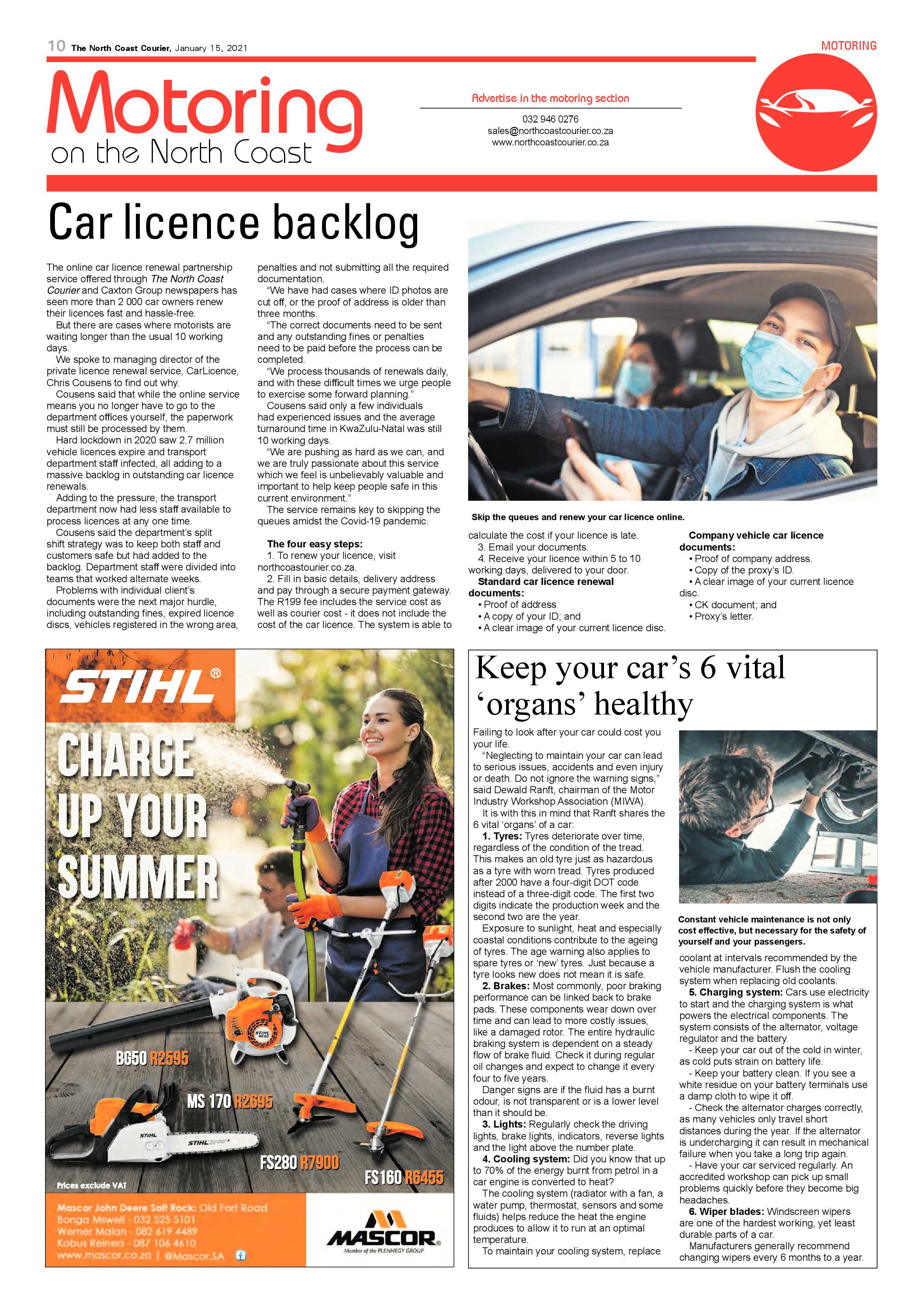 North Coast Courier 15 January 2021 page 10