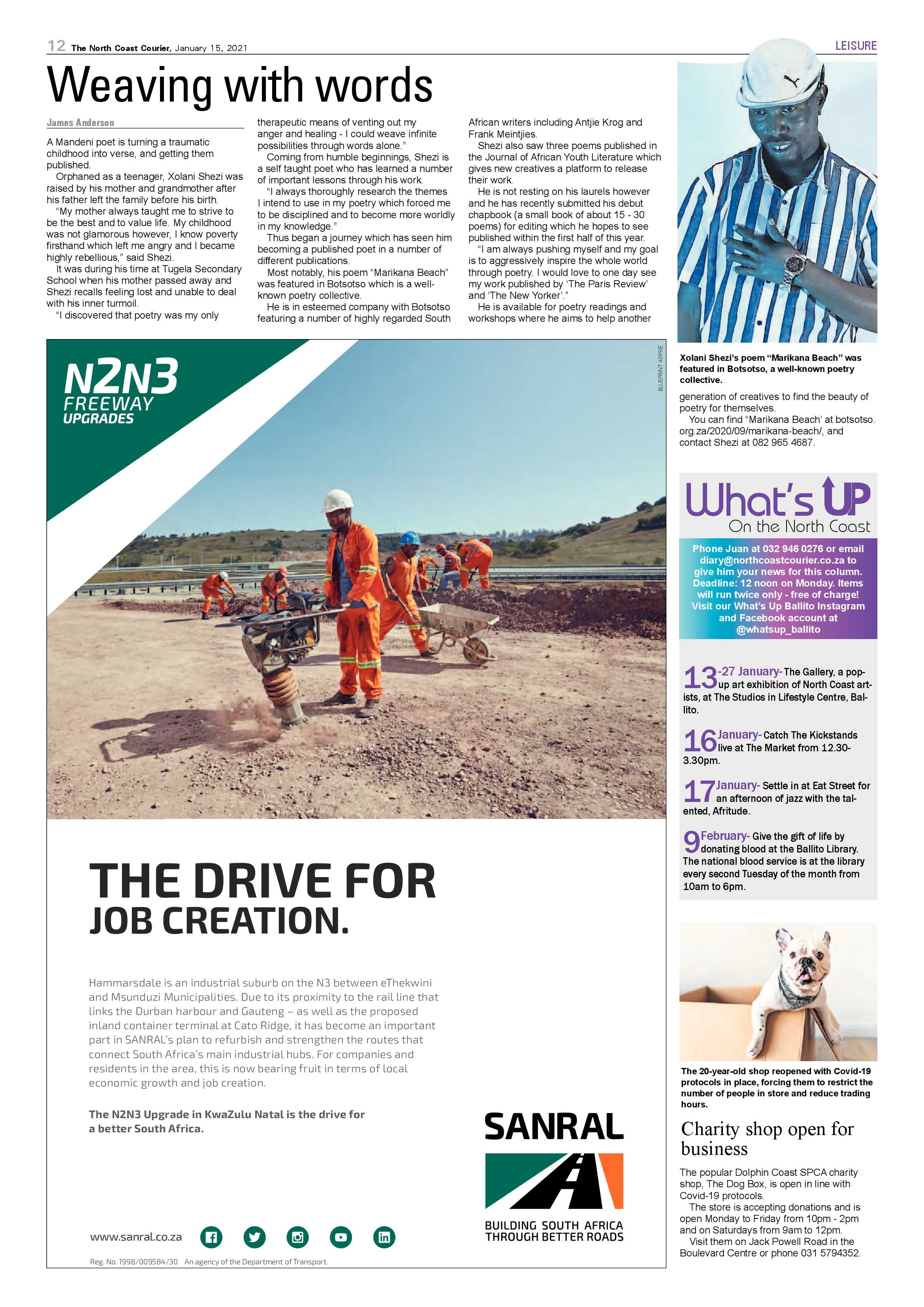 North Coast Courier 15 January 2021 page 12