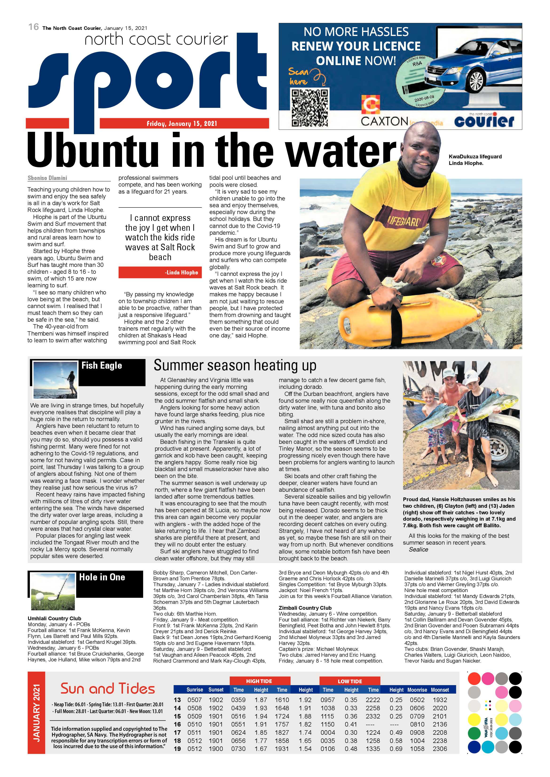 North Coast Courier 15 January 2021 page 16