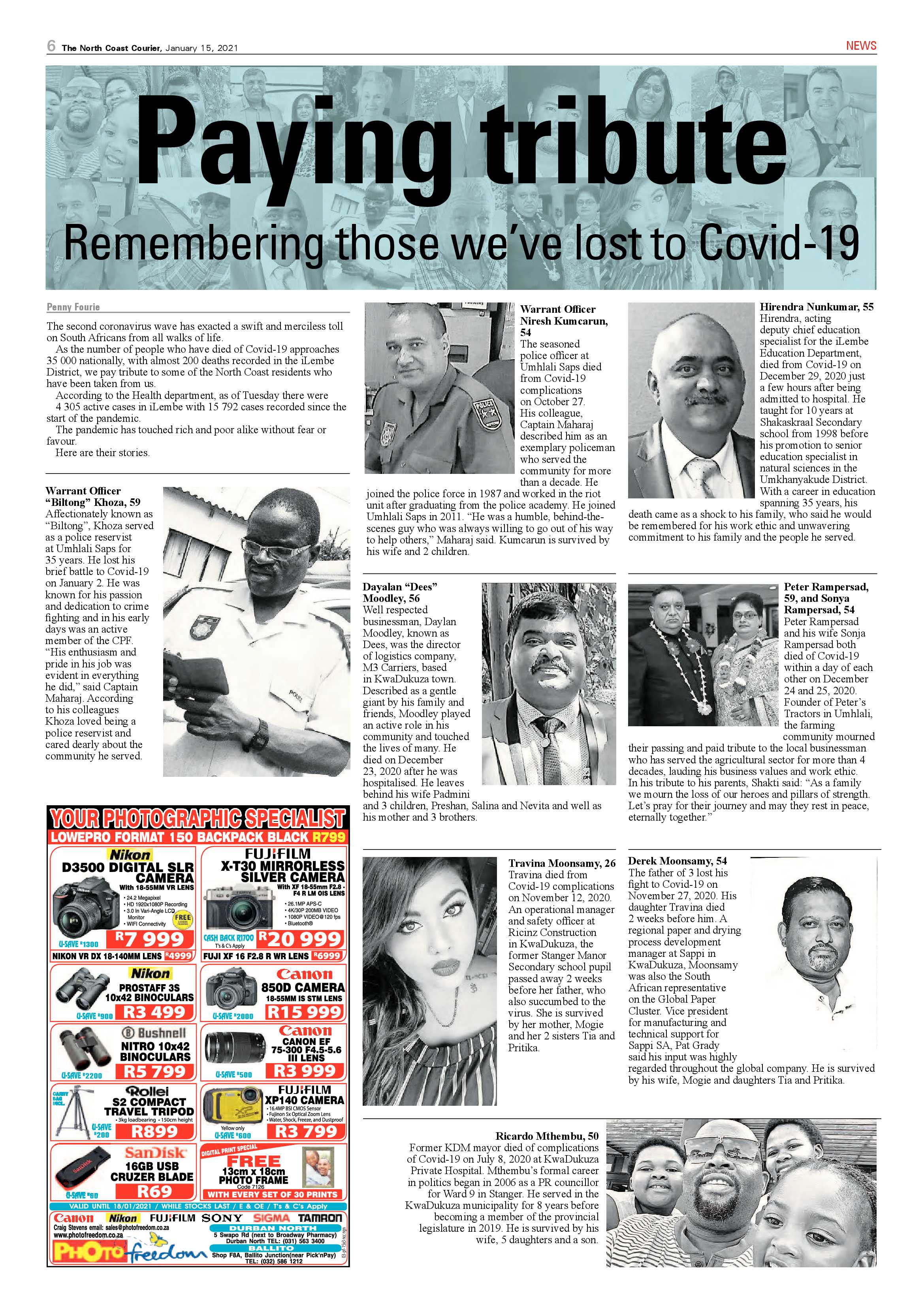 North Coast Courier 15 January 2021 page 6