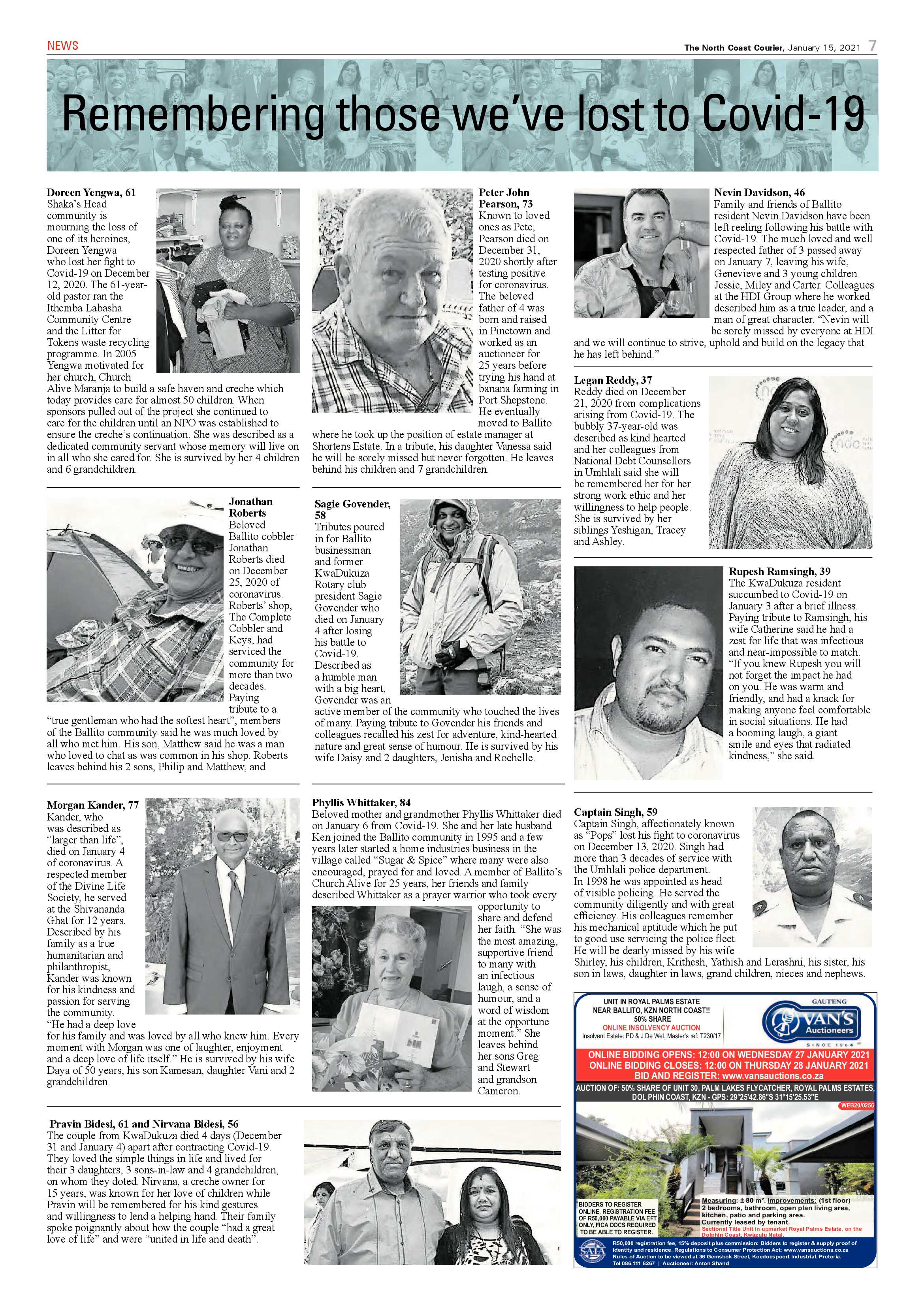 North Coast Courier 15 January 2021 page 7