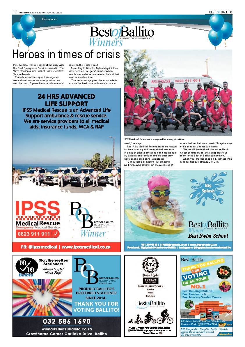 North Coast Courier 15 July 2022 page 12