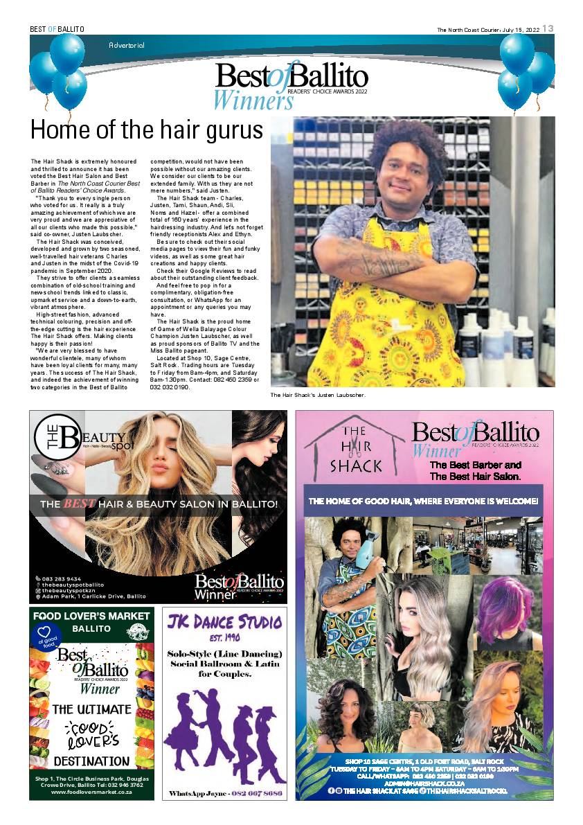 North Coast Courier 15 July 2022 page 13