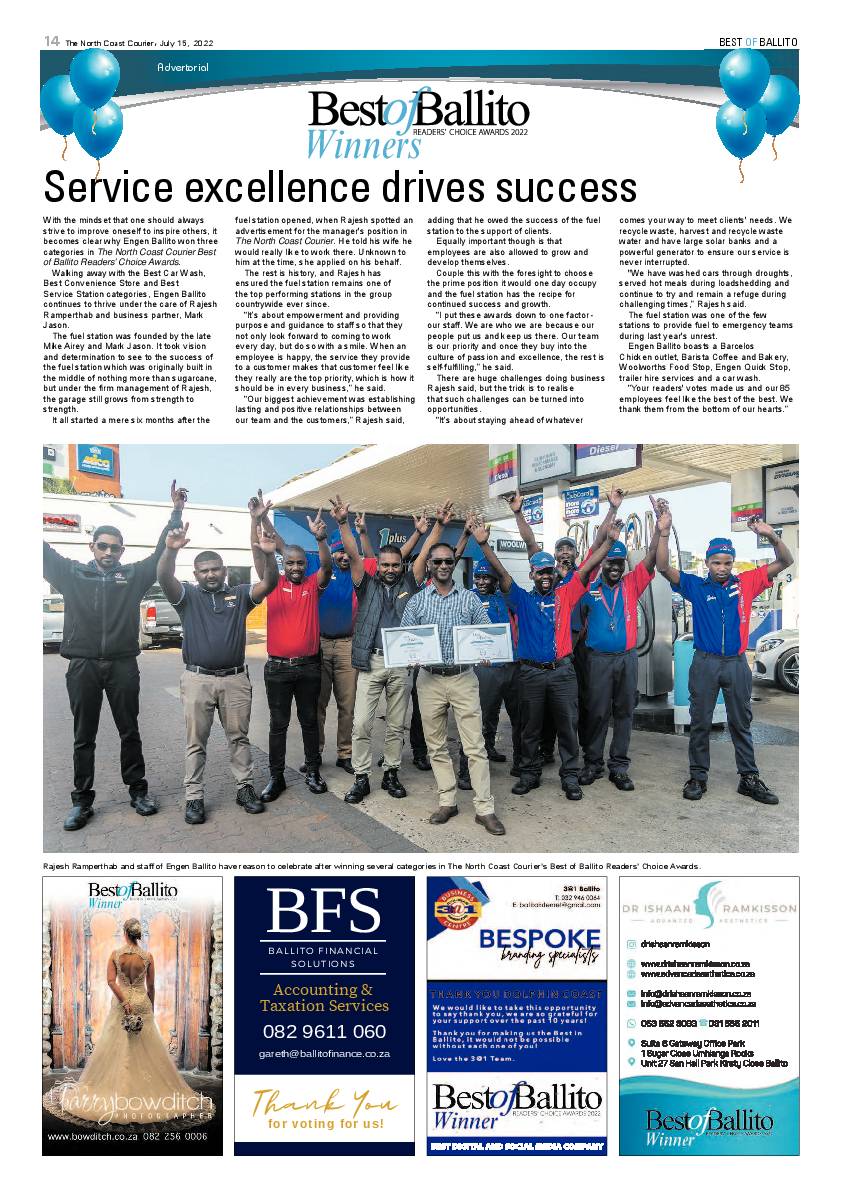North Coast Courier 15 July 2022 page 14