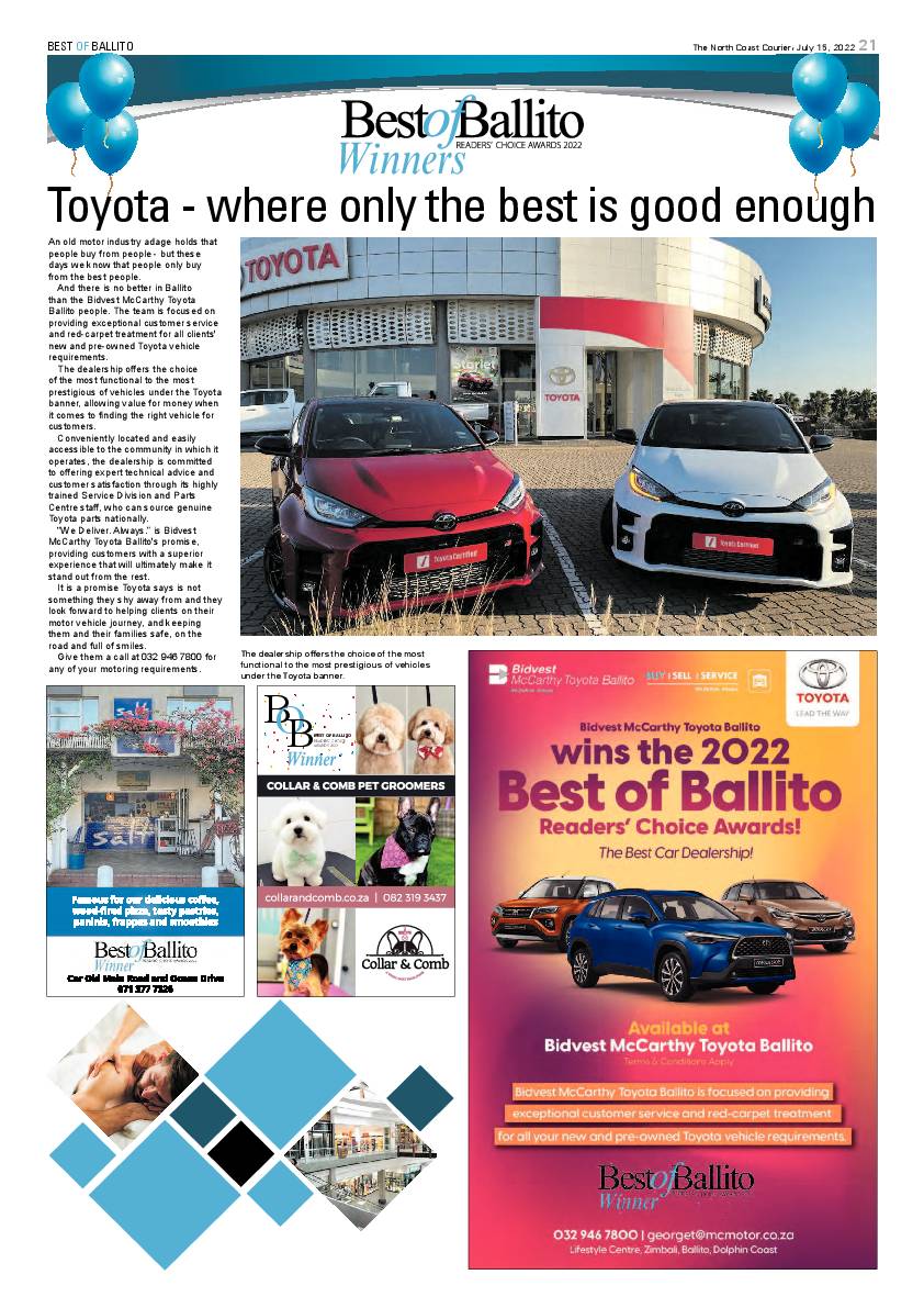 North Coast Courier 15 July 2022 page 21