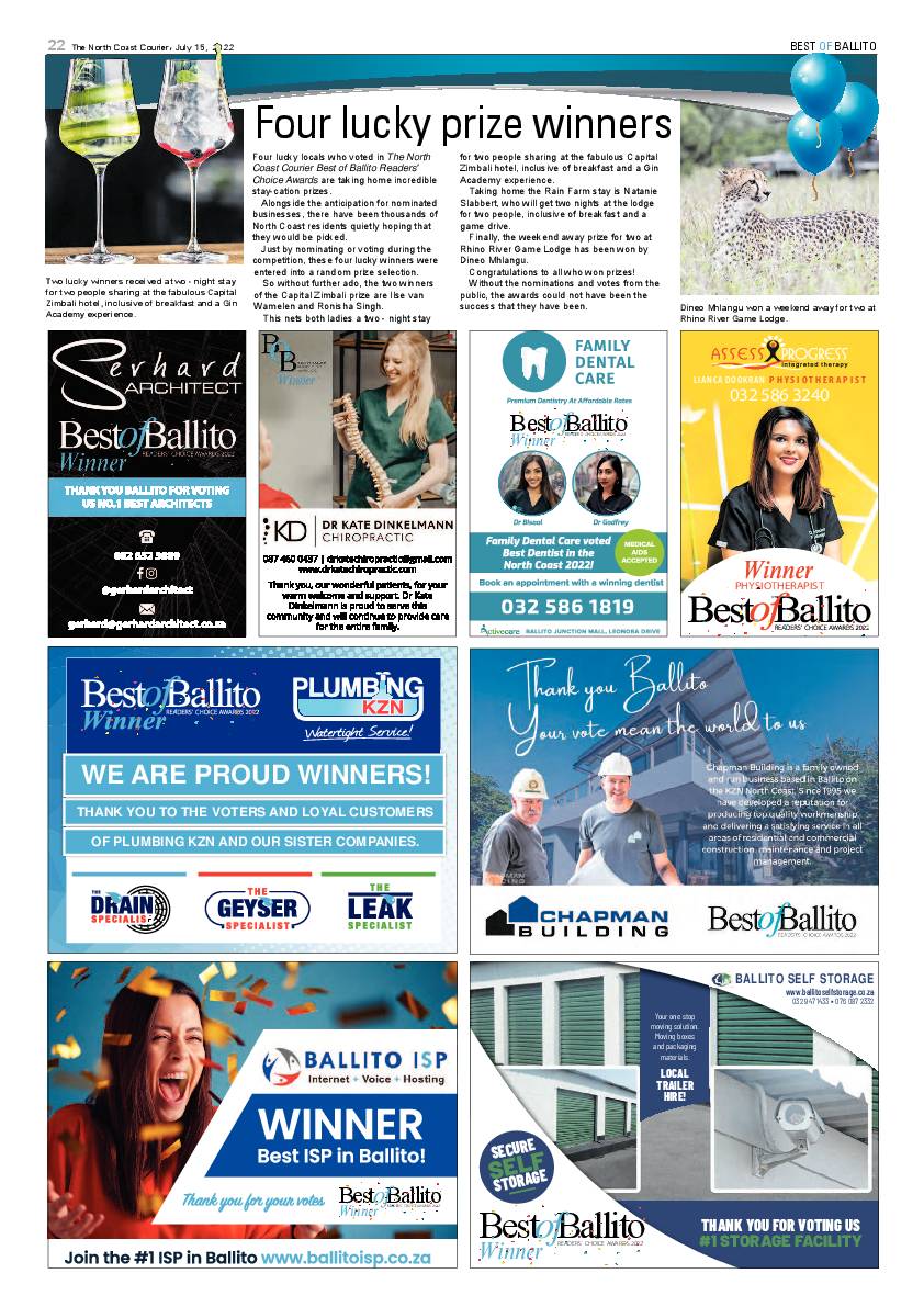 North Coast Courier 15 July 2022 page 22