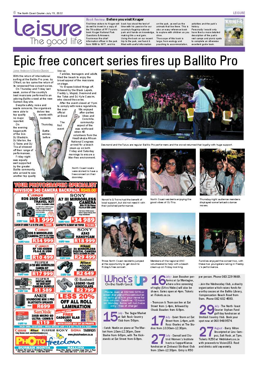 North Coast Courier 15 July 2022 page 6