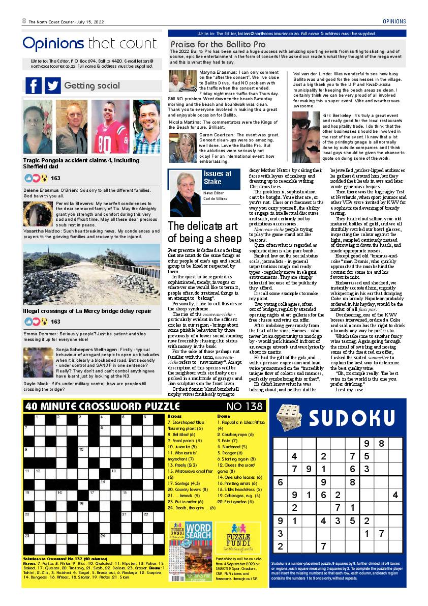 North Coast Courier 15 July 2022 page 8