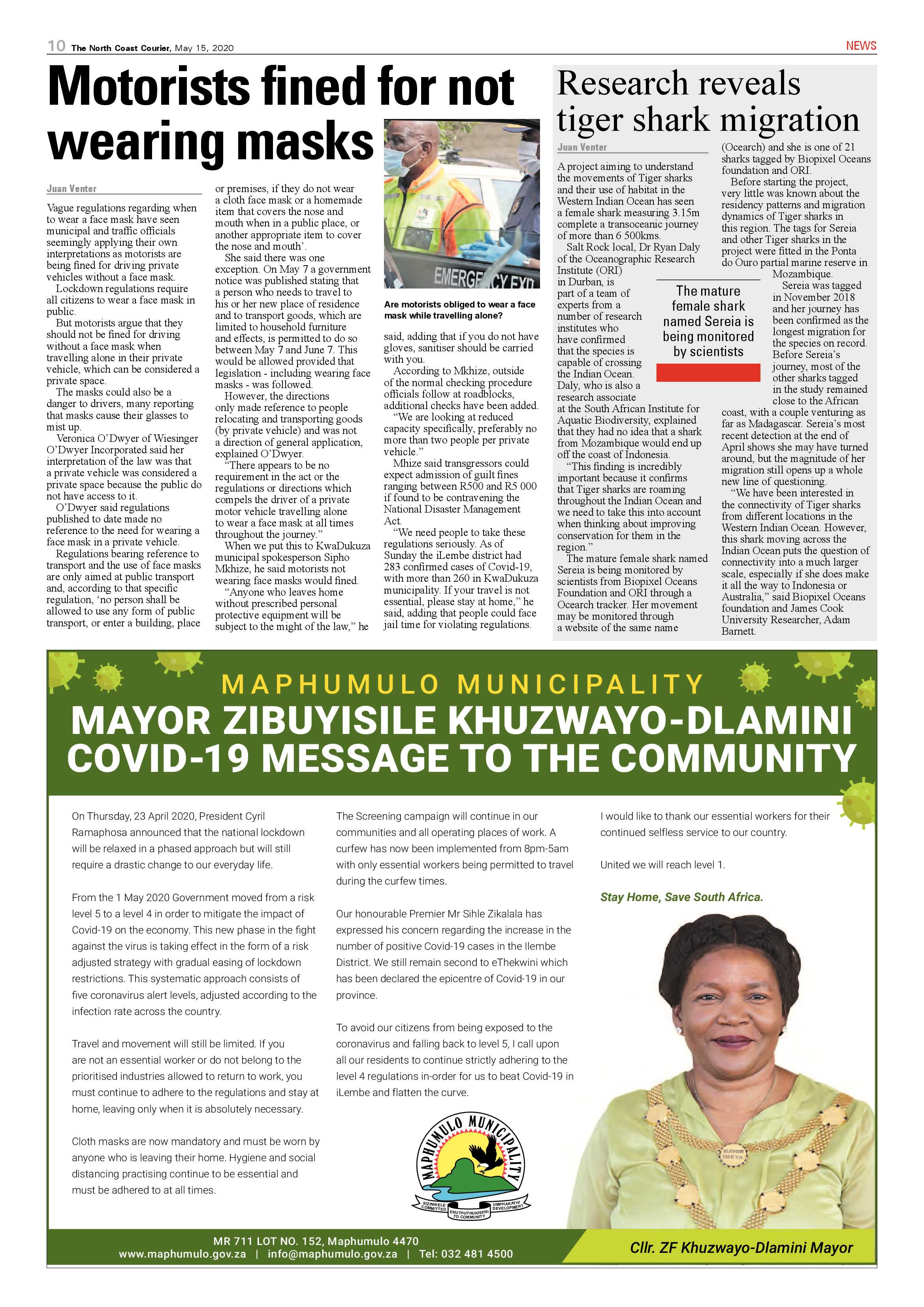 North Coast Courier 15 May 2020 page 10
