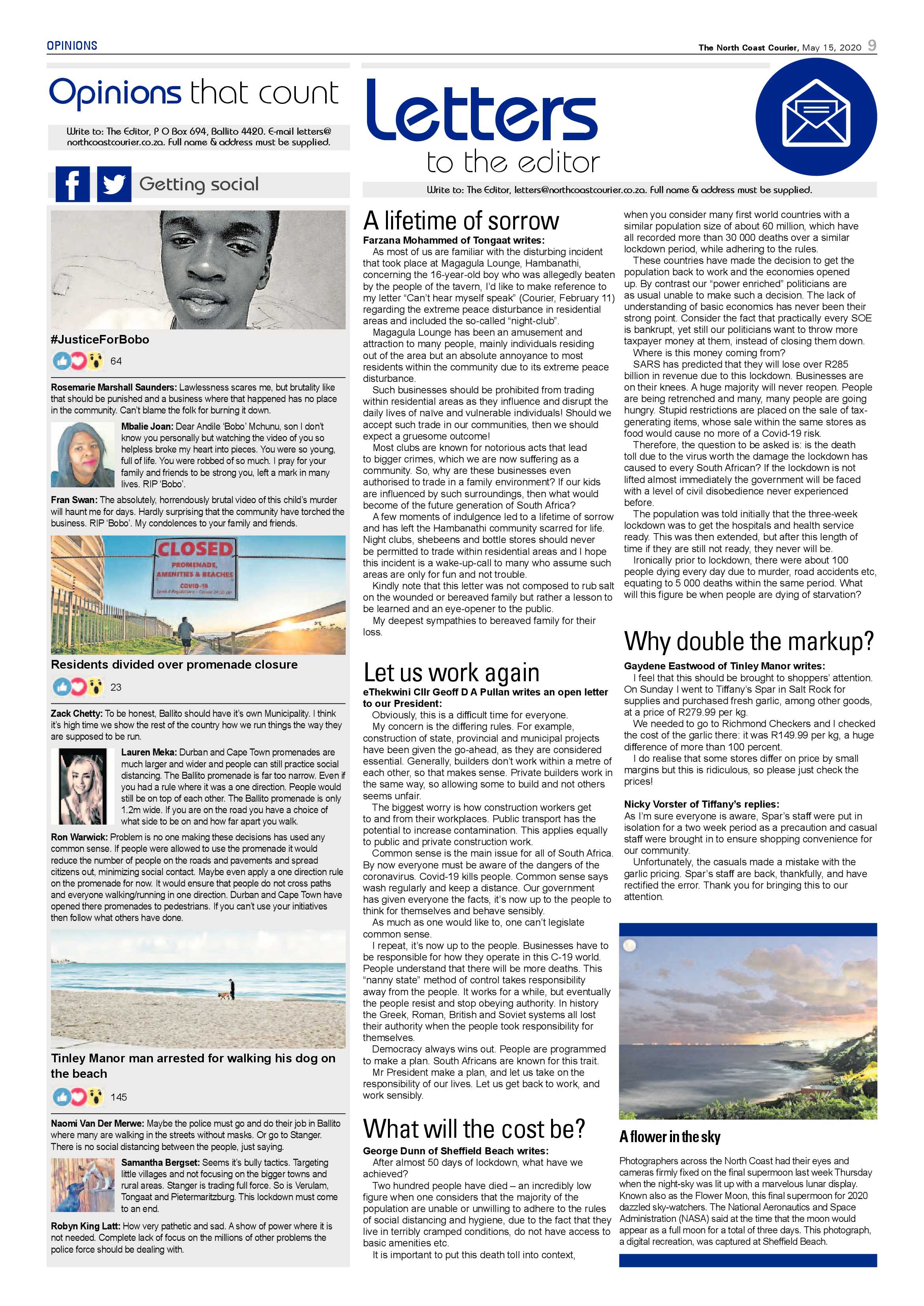 North Coast Courier 15 May 2020 page 9