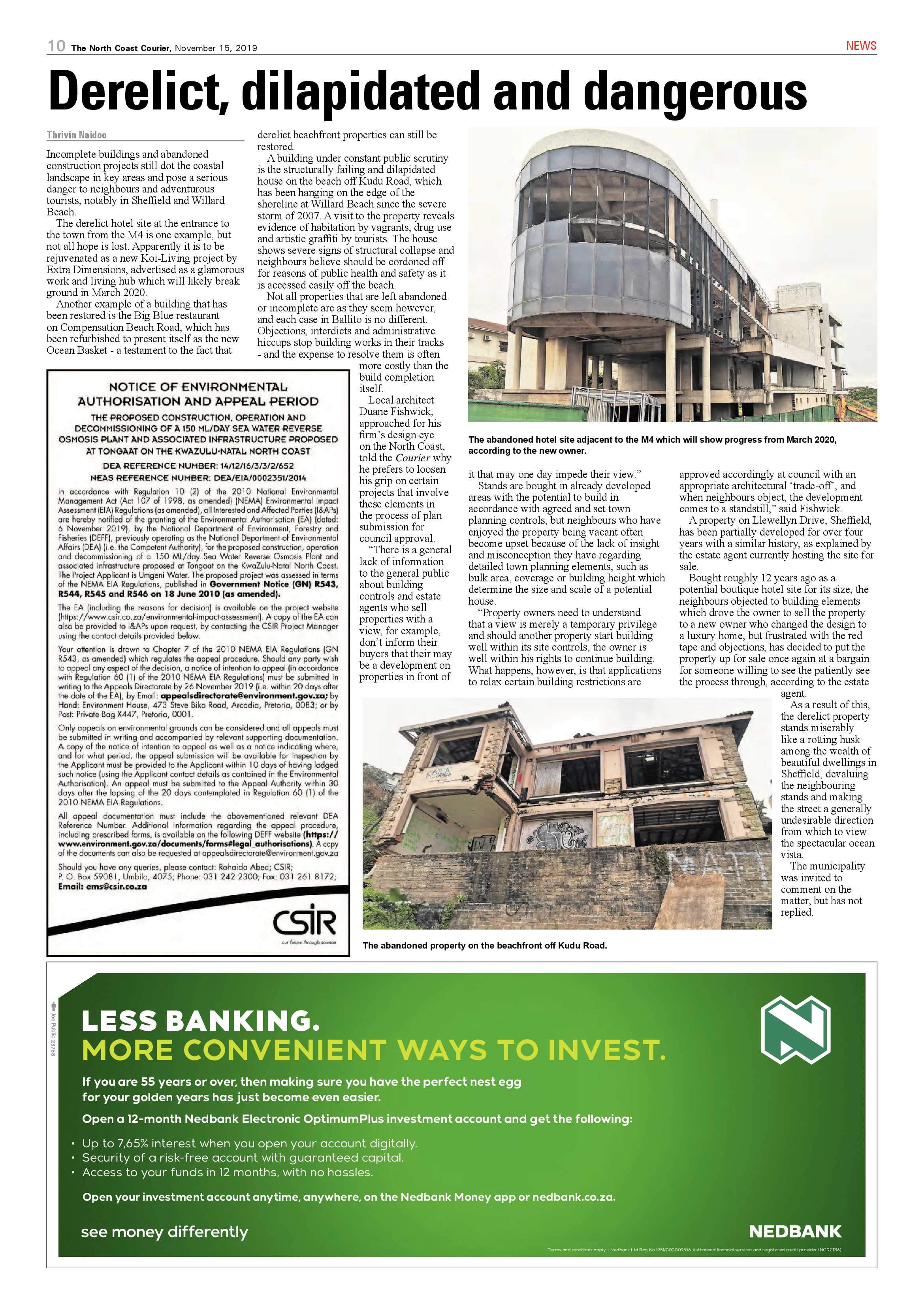 North Coast Courier 15 November 2019 page 10