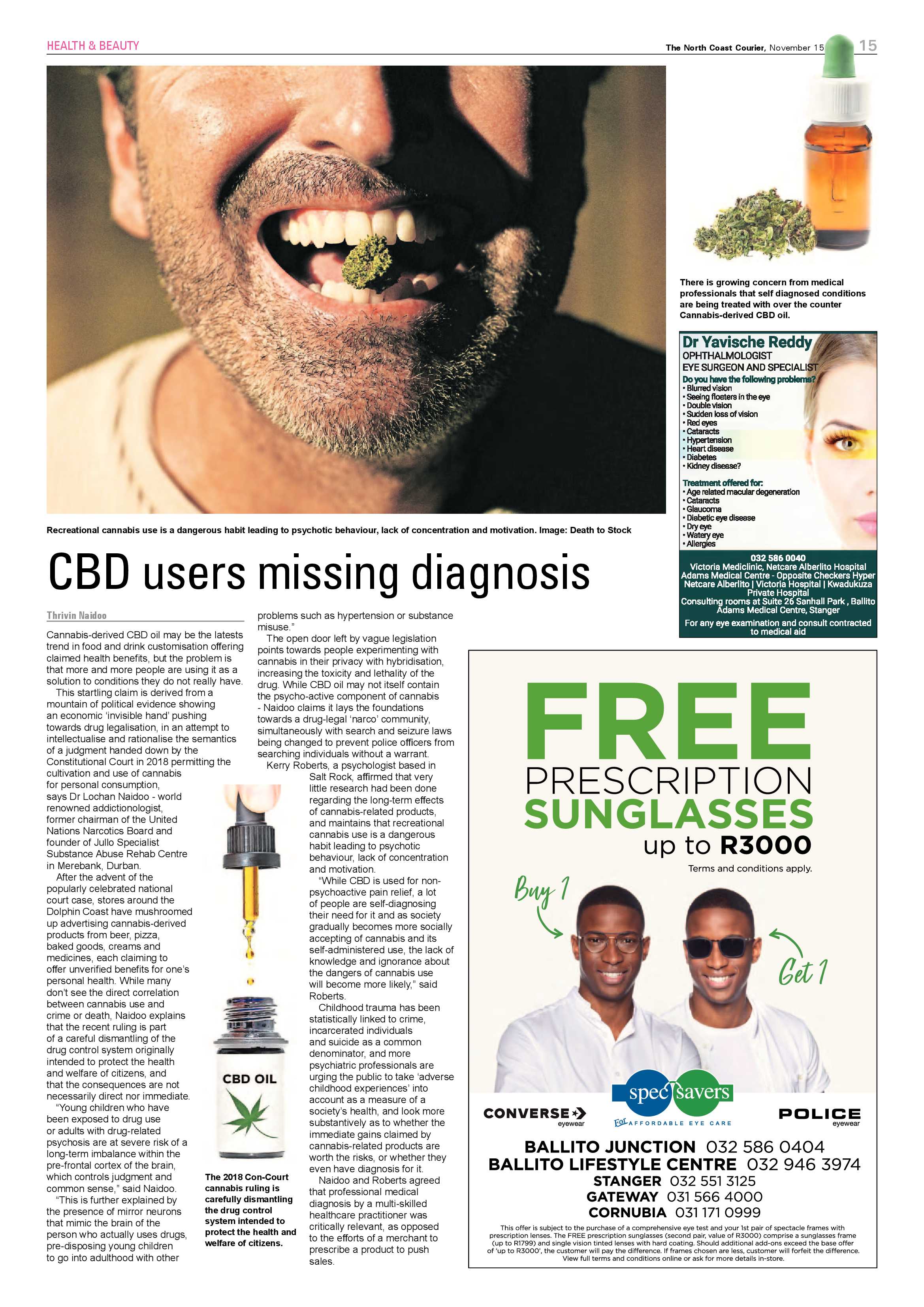North Coast Courier 15 November 2019 page 15